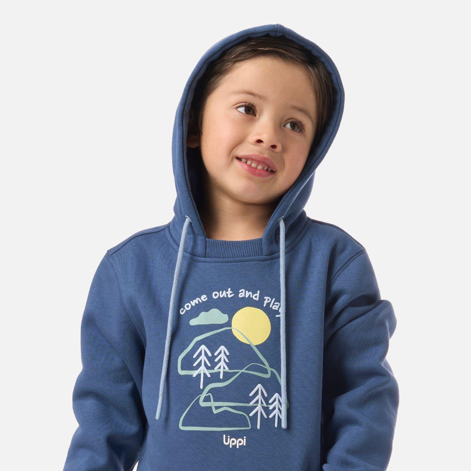 Polerón Niño Insigne Hoody Sweatshirt Azul oscuro Lippi V26-3