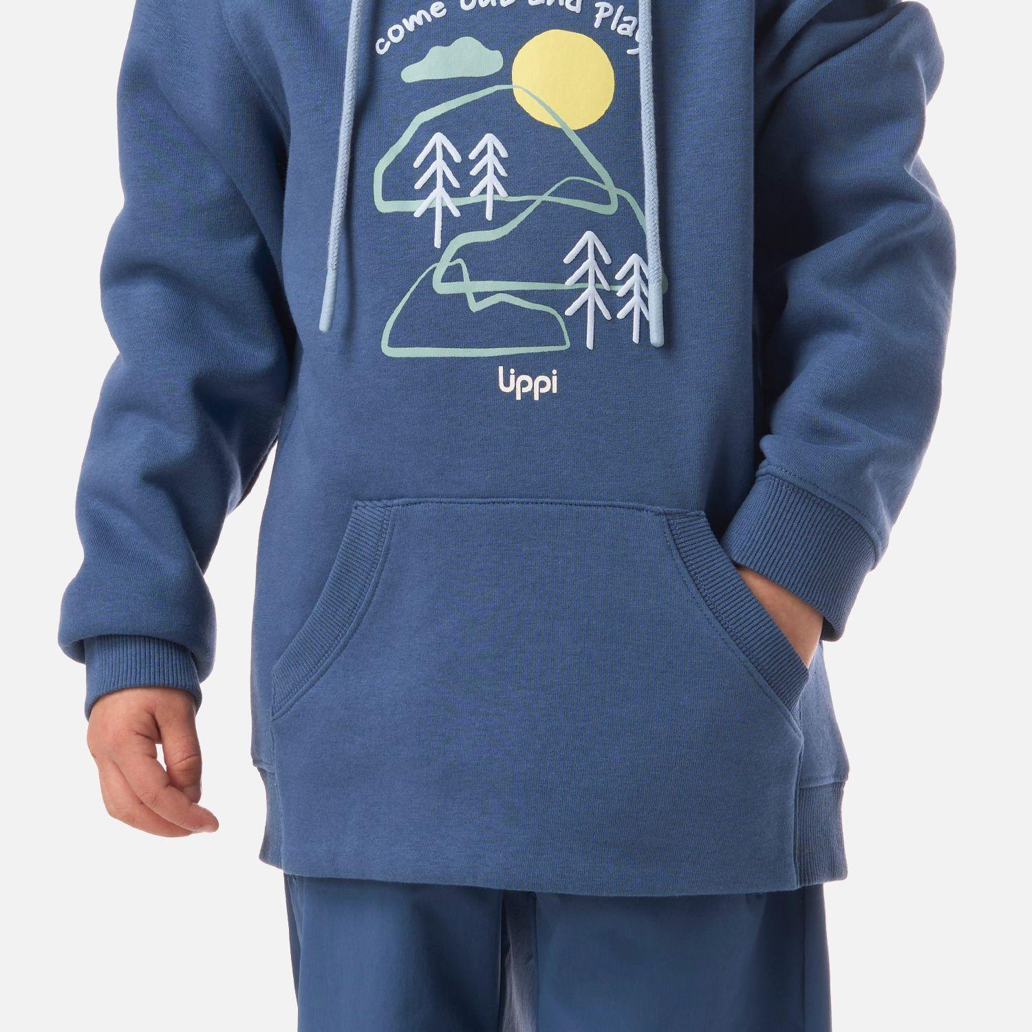 Polerón Niño Insigne Hoody Sweatshirt Azul oscuro Lippi V26-4