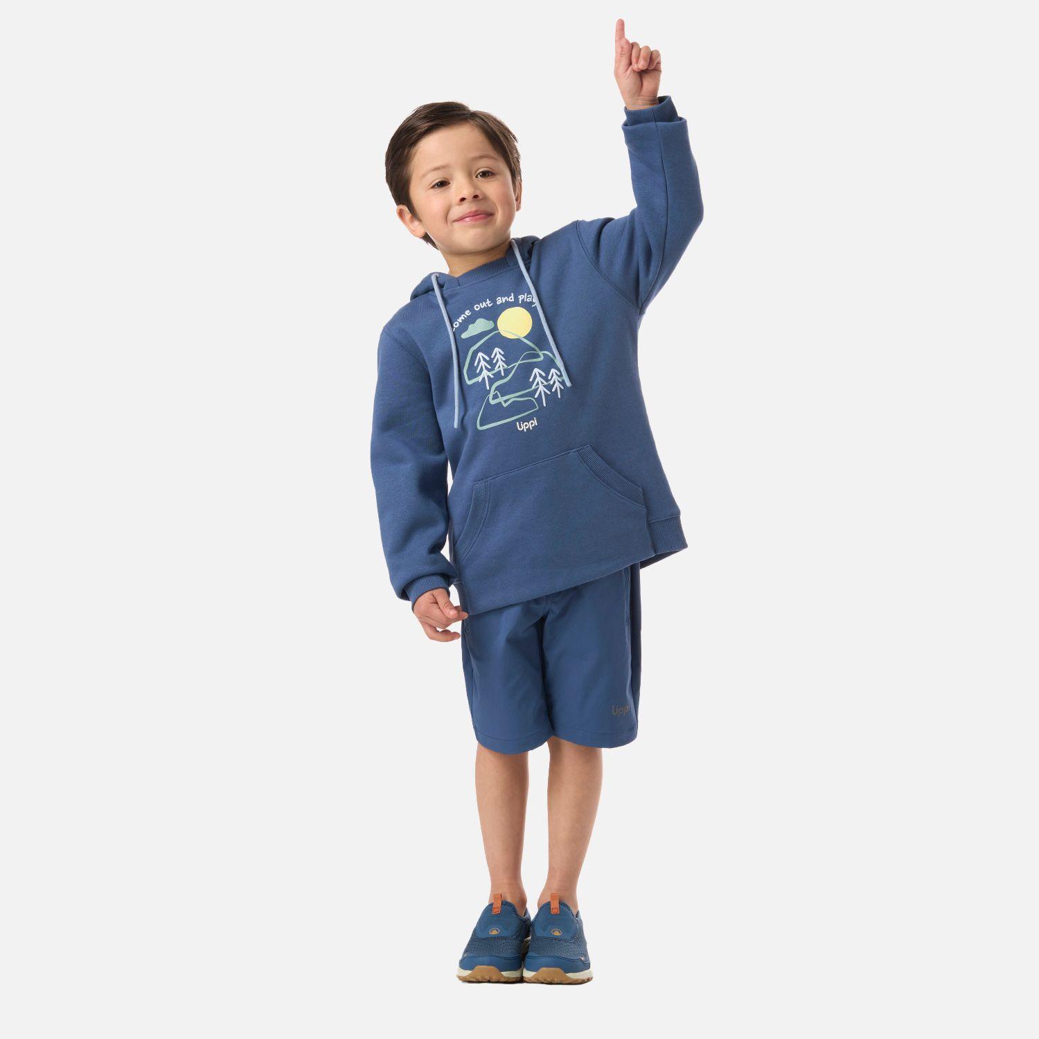 Polerón Niño Insigne Hoody Sweatshirt Azul oscuro Lippi V26-5