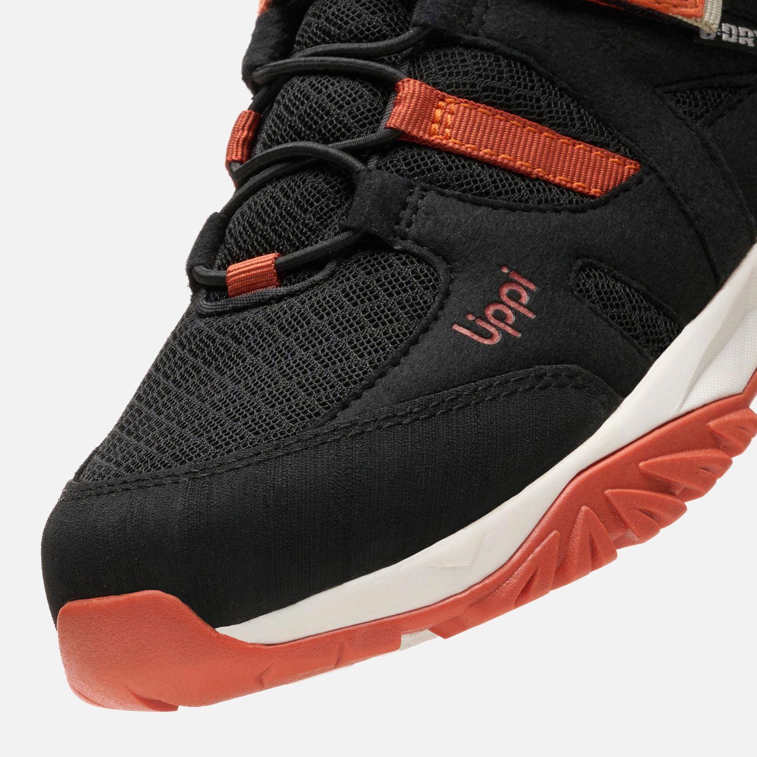 Zapato Niño Tellus Low Kids Negro / Naranjo Lippi V26-6