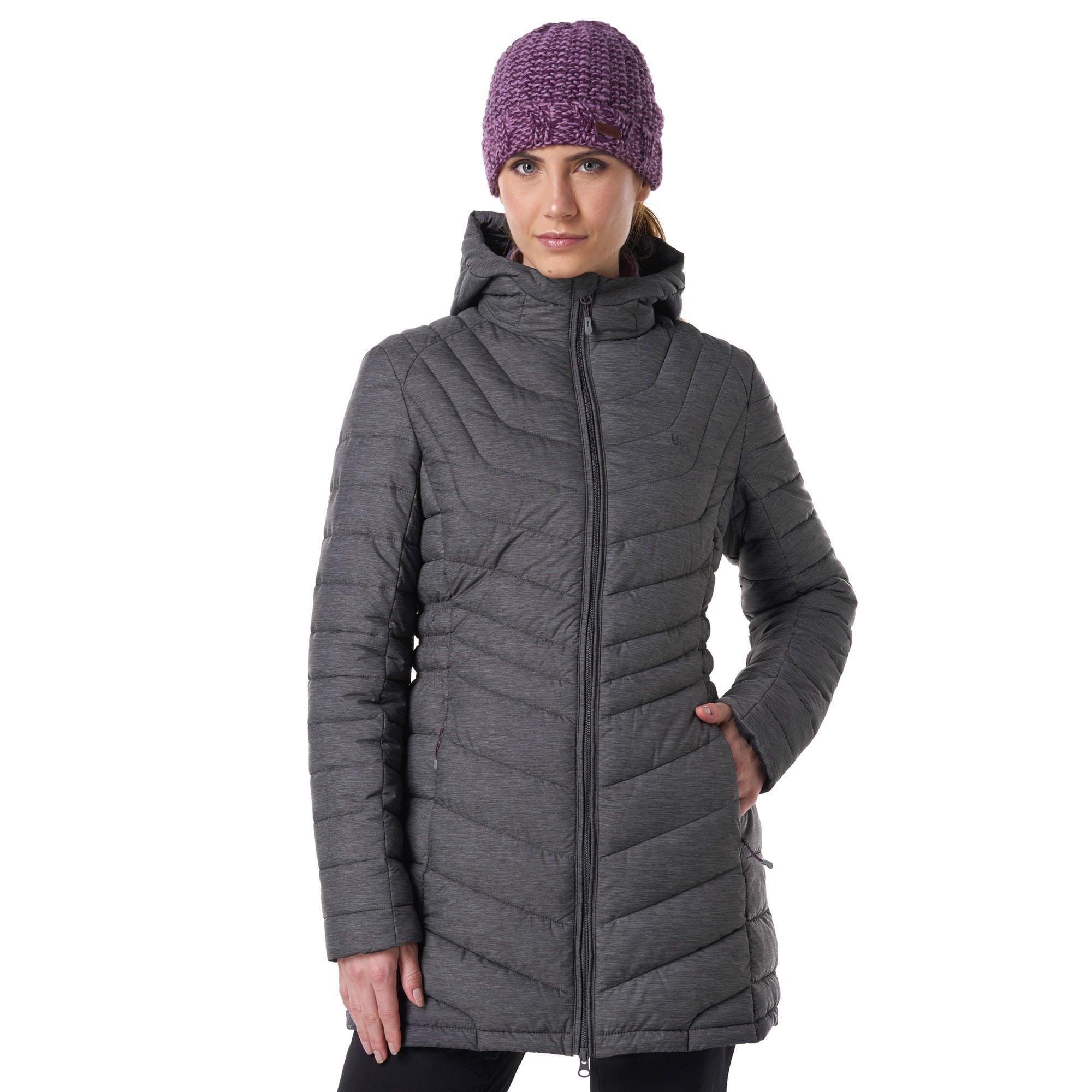 Chaqueta Mujer Long Line Steam-Pro Hoody Jacket Melange Frambuesa Lippi-2