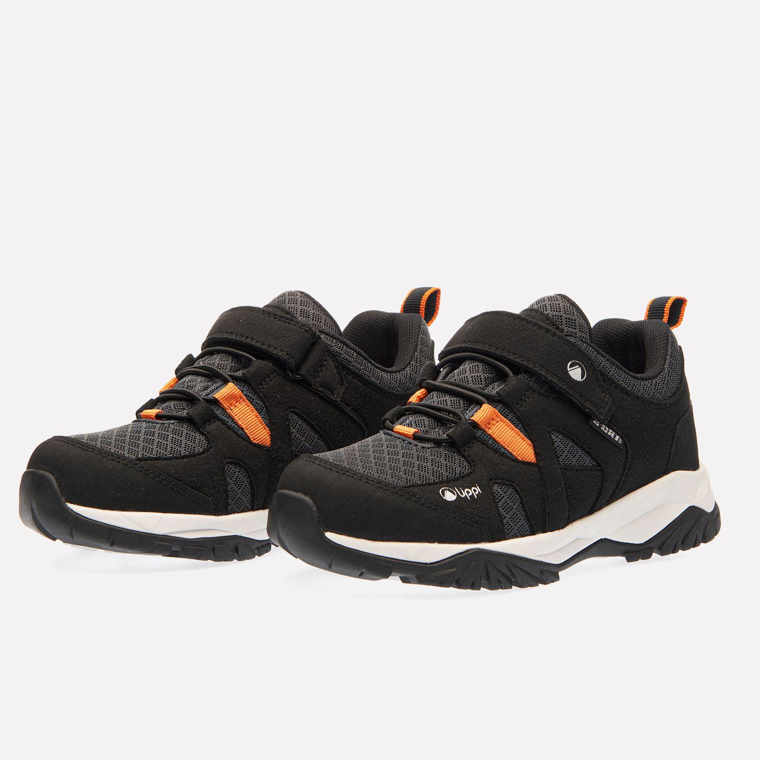 Zapato Niño Tellus Low Kids Negro / Naranjo Lippi V25-2