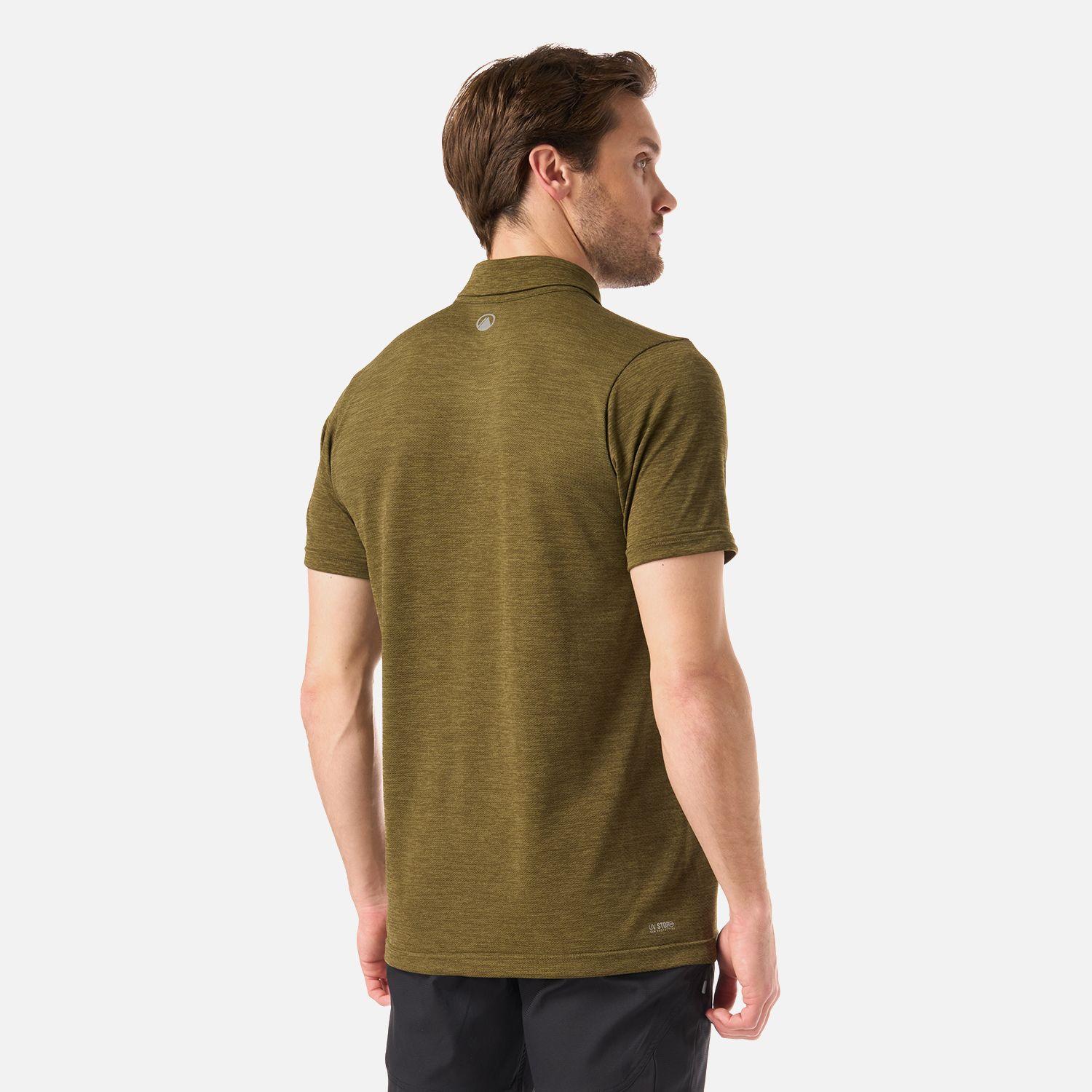 Polera Hombre B-Classic Seamless Polo Verde Musgo Lippi V26-2