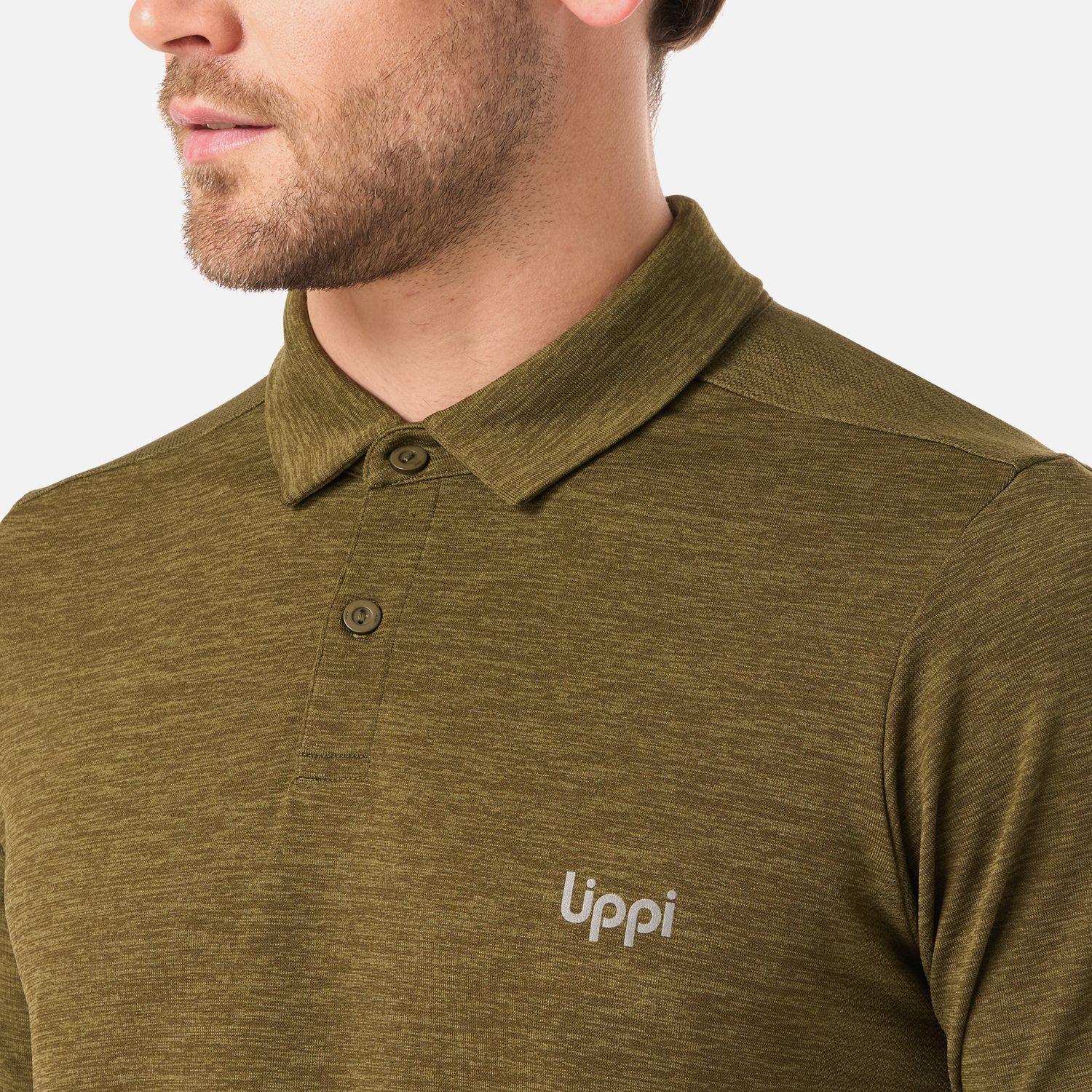 Polera Hombre B-Classic Seamless Polo Verde Musgo Lippi V26-3