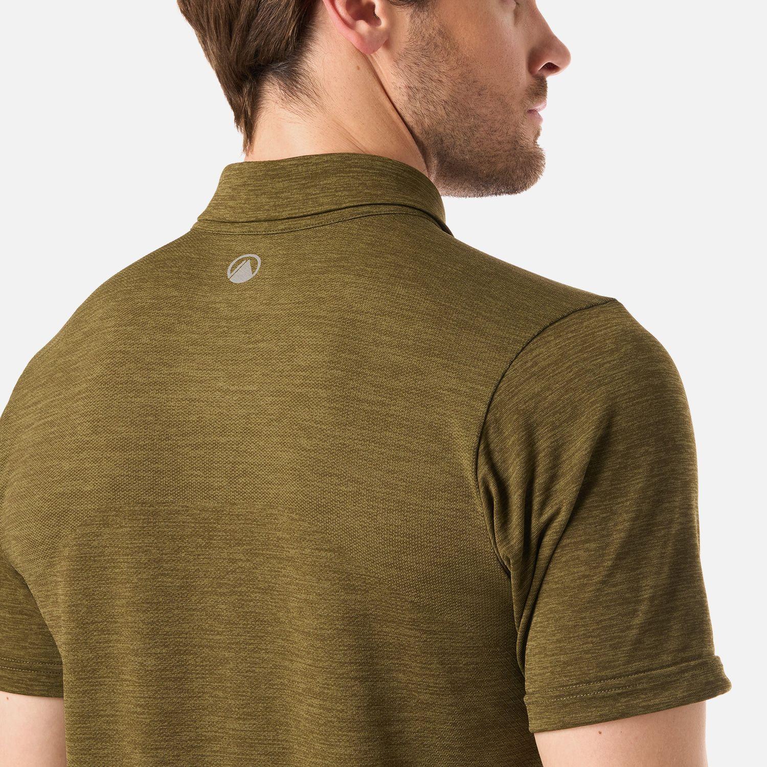 Polera Hombre B-Classic Seamless Polo Verde Musgo Lippi V26-4