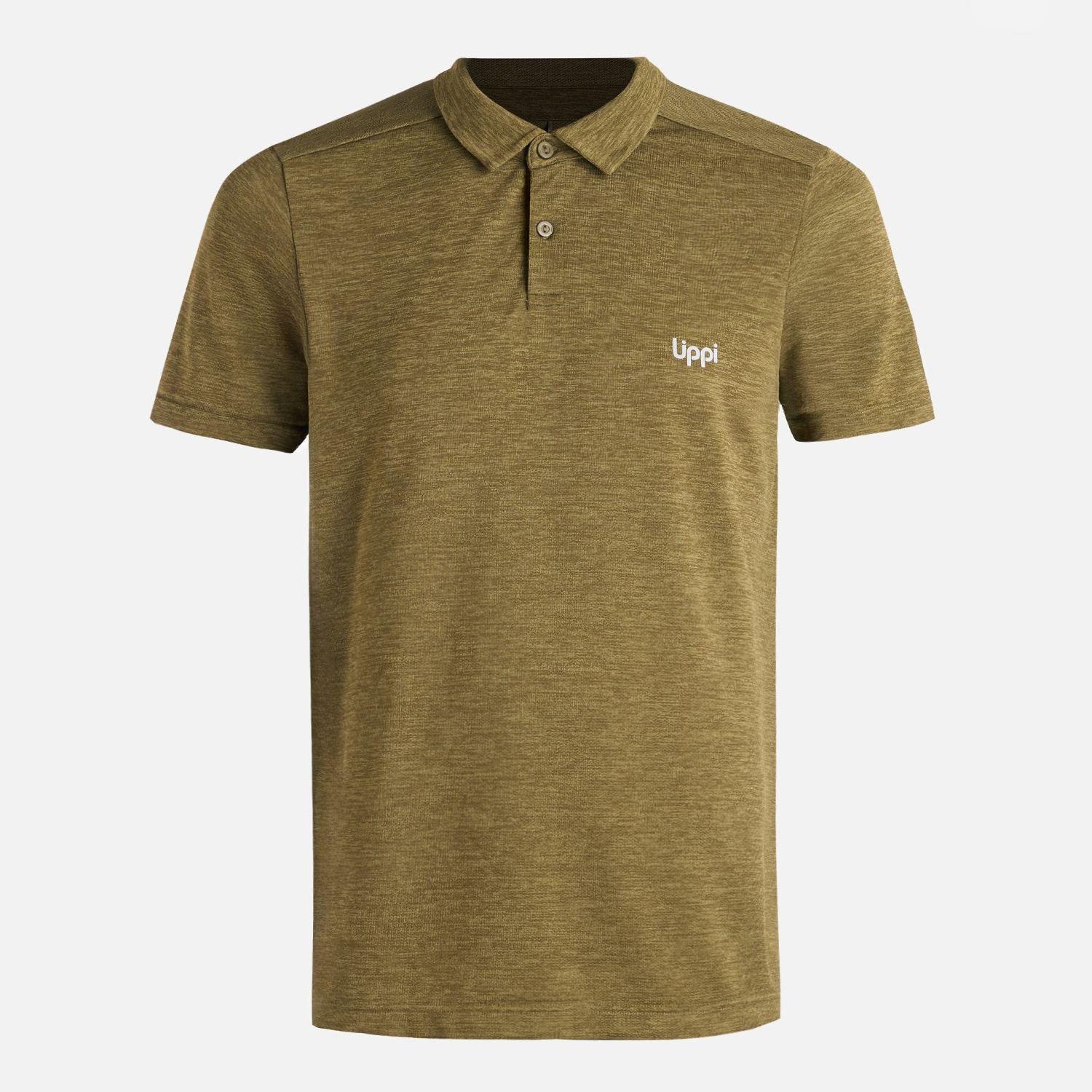Polera Hombre B-Classic Seamless Polo Verde Musgo Lippi V26-6