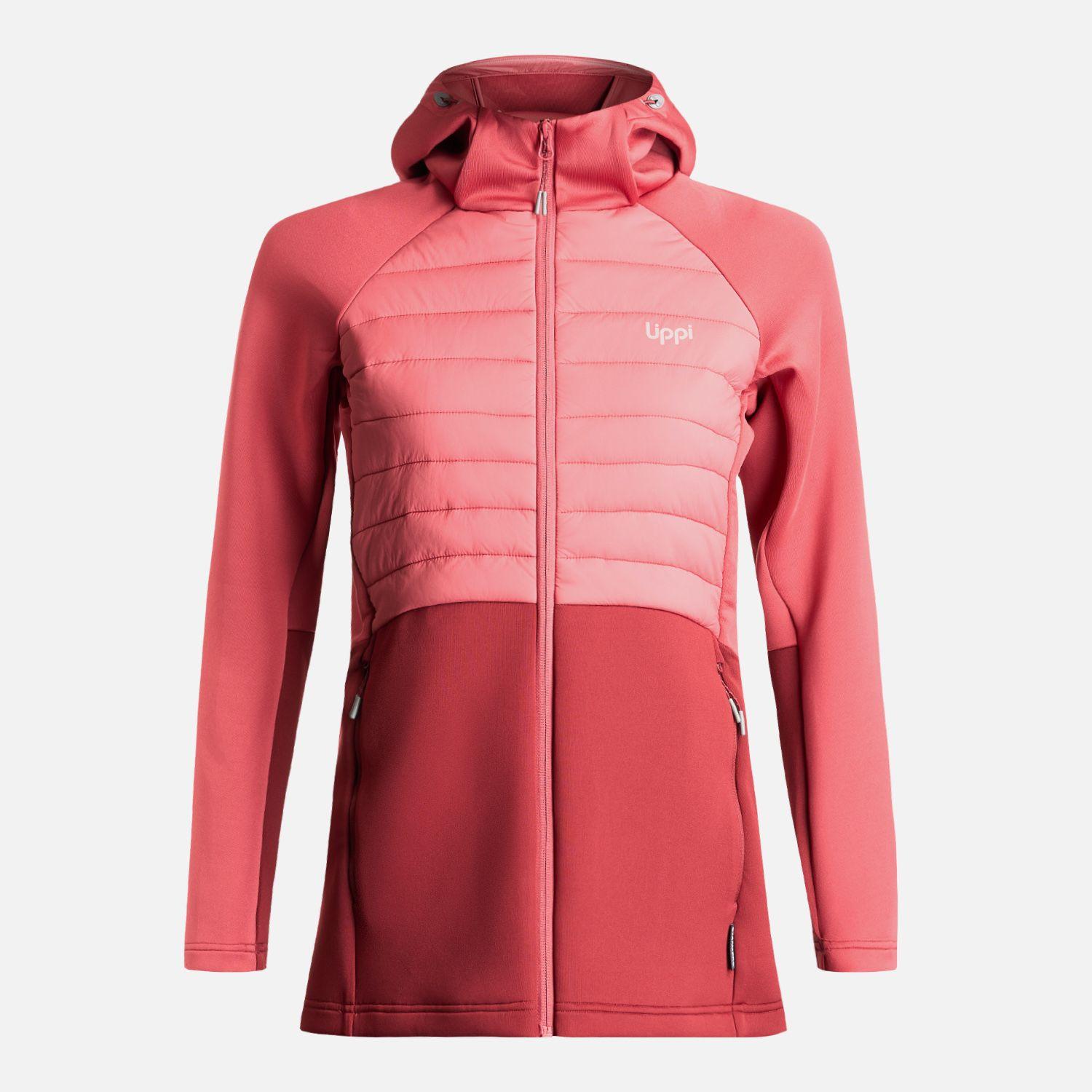 Poleron Mujer ColdMove WindBreaker SteamPro Hoody Jacket Rosa Oscuro Lippi-0