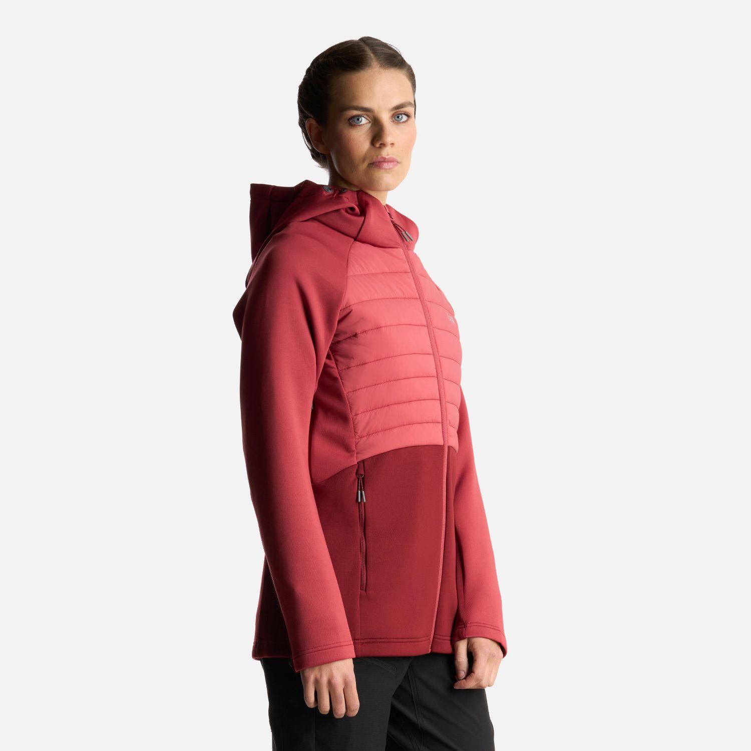 Poleron Mujer ColdMove WindBreaker SteamPro Hoody Jacket Rosa Oscuro Lippi-2
