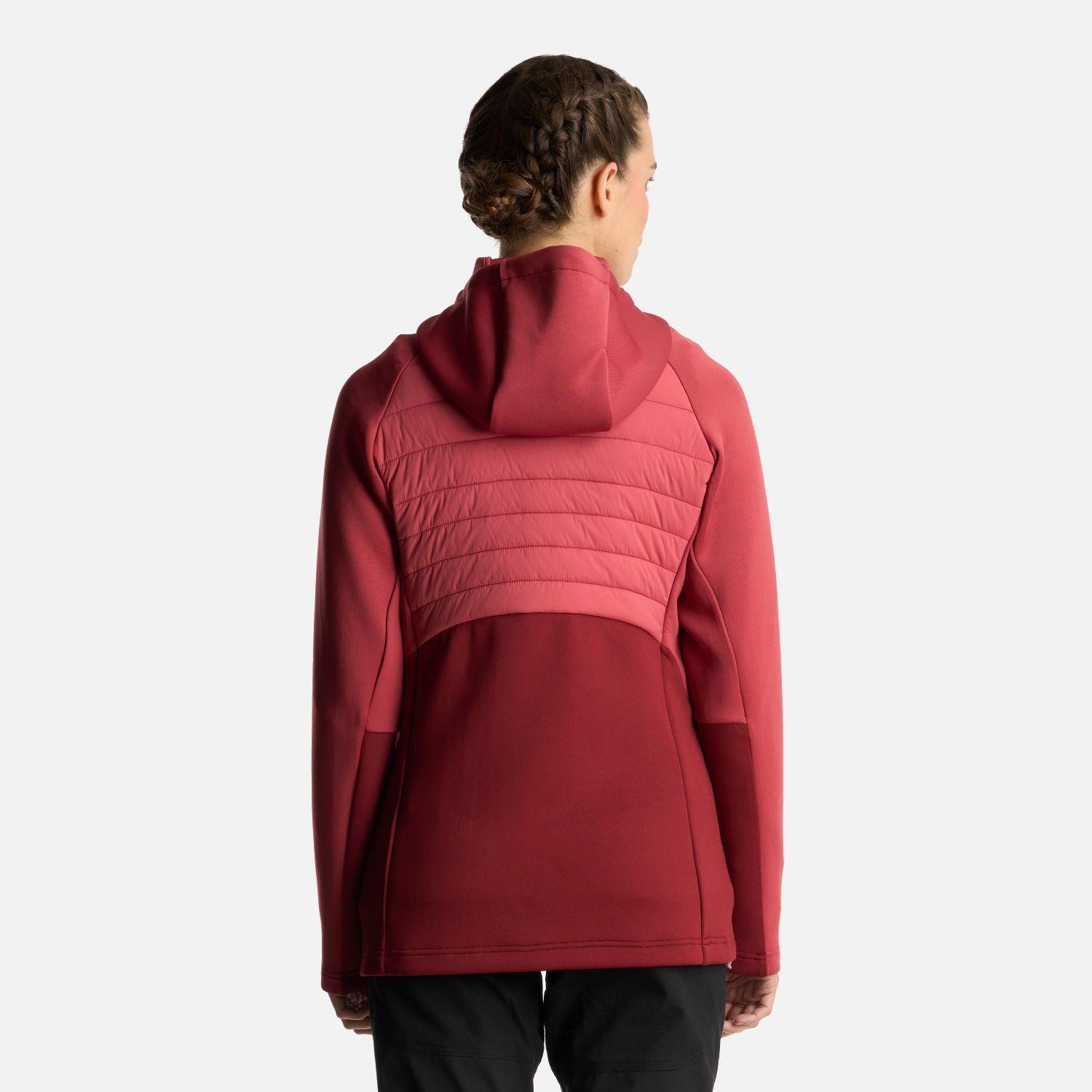 Poleron Mujer ColdMove WindBreaker SteamPro Hoody Jacket Rosa Oscuro Lippi-3