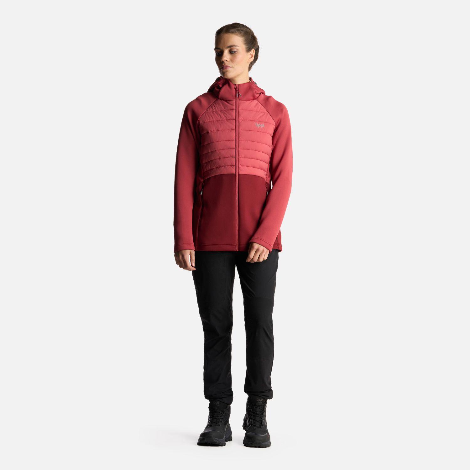Poleron Mujer ColdMove WindBreaker SteamPro Hoody Jacket Rosa Oscuro Lippi-7