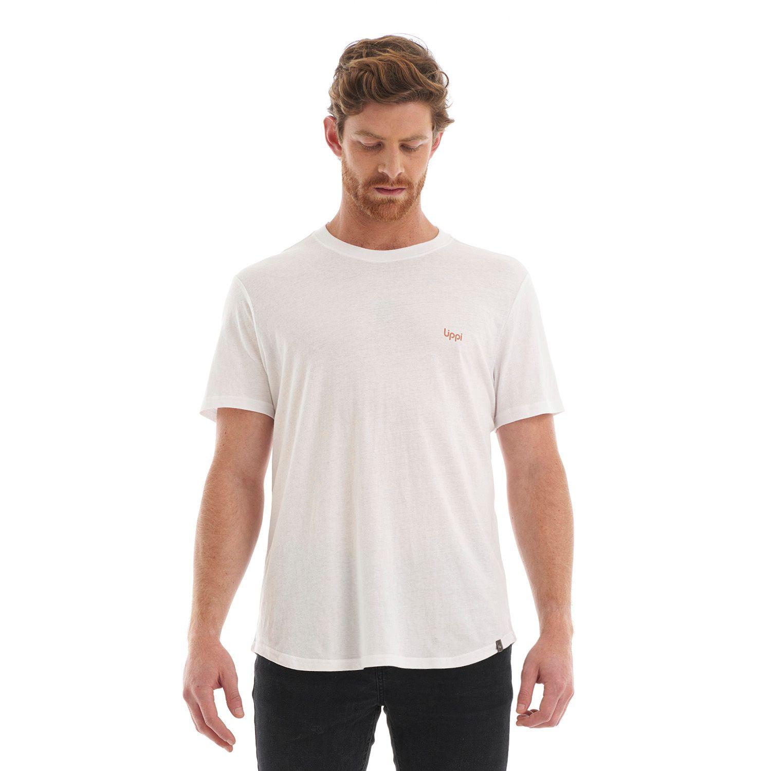 Polera Hombre Lens UV-Stop T-Shirt Blanco Lippi-1