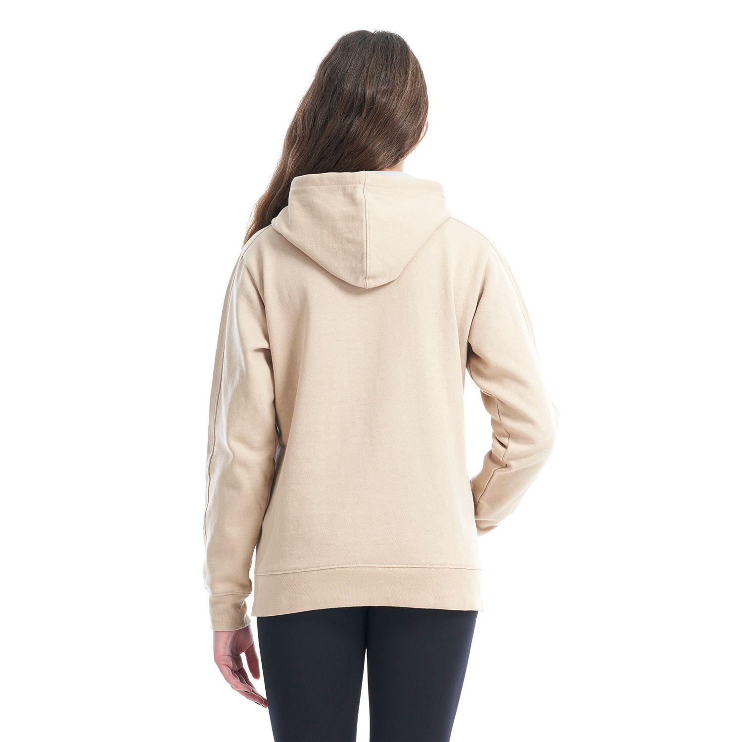 Poleron Teen Girl Insigne Hoody Sweatshirt Taupe Lippi-3
