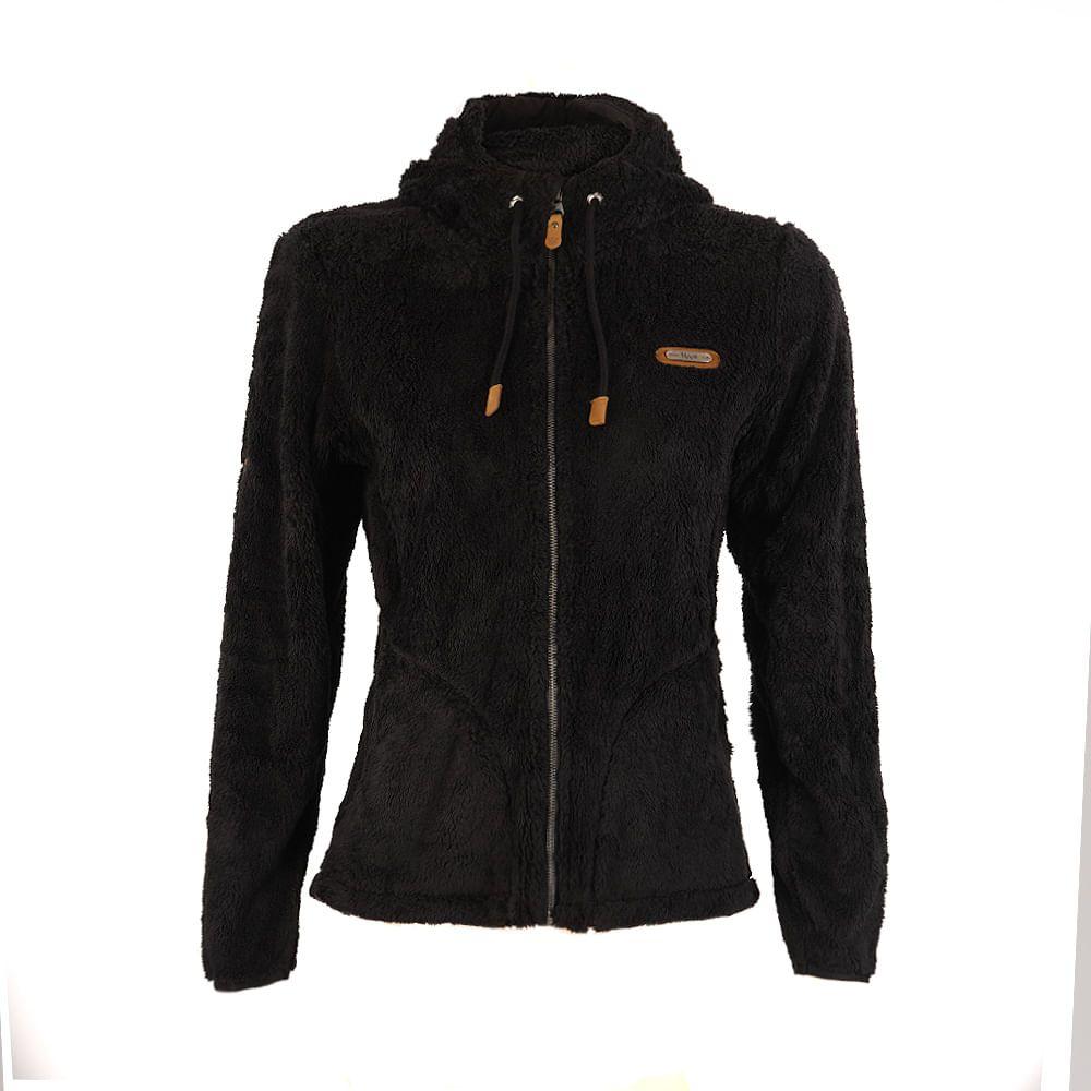 Poleron Mujer Bear Shaggy-Pro Hoody Jacket Negro Lippi-0