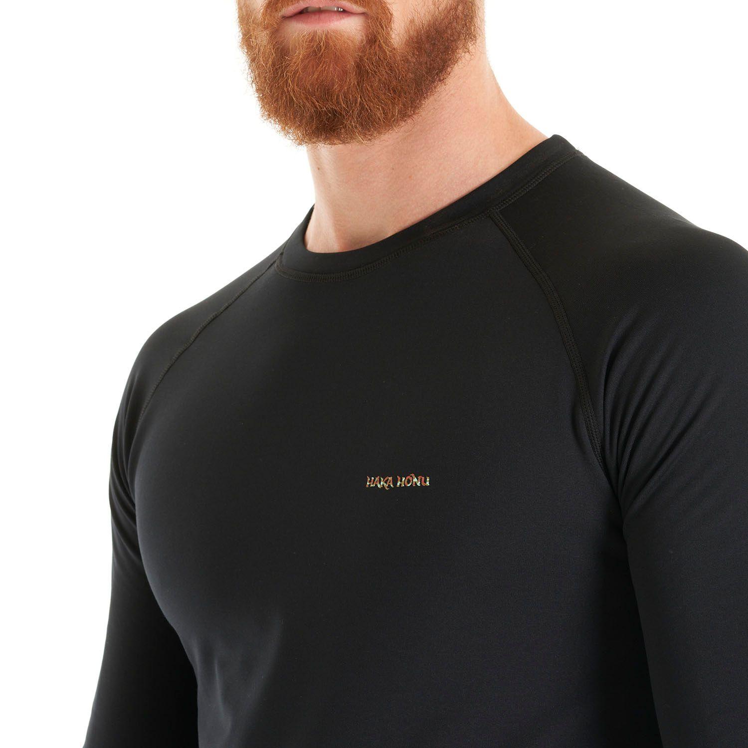 Primera Capa Hombre Huemul Top Negro Haka Honu I25-6