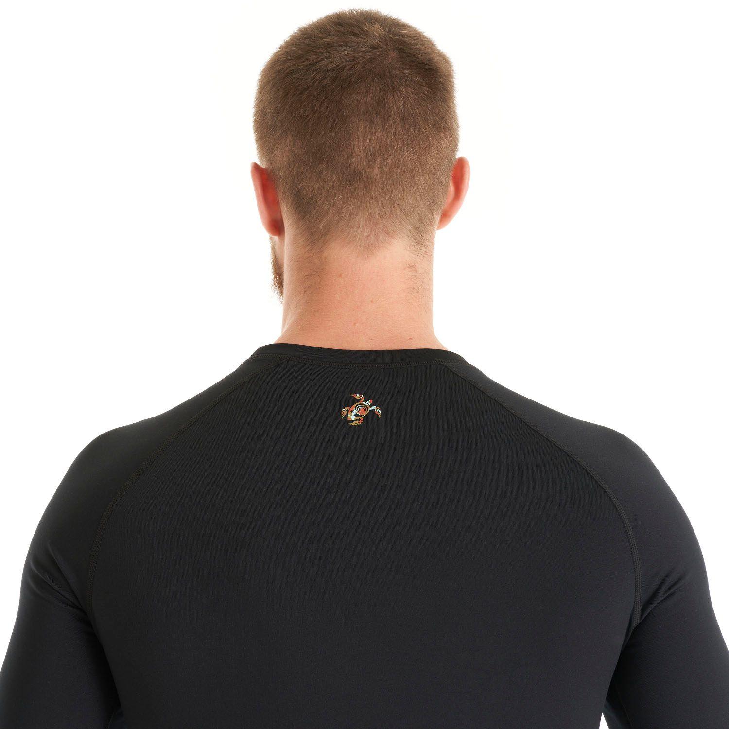 Primera Capa Hombre Huemul Top Negro Haka Honu I25-7