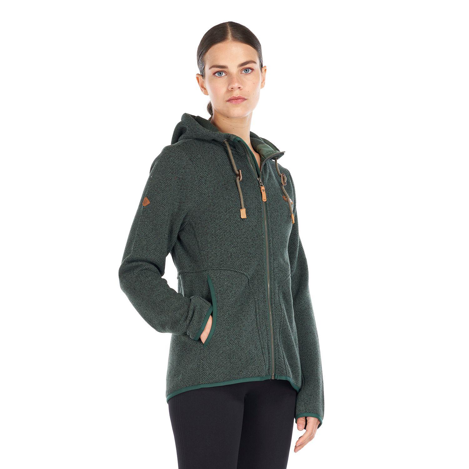 Polar Mujer Alamo Blend-Pro Jacket Verde Grisaceo Lippi-2