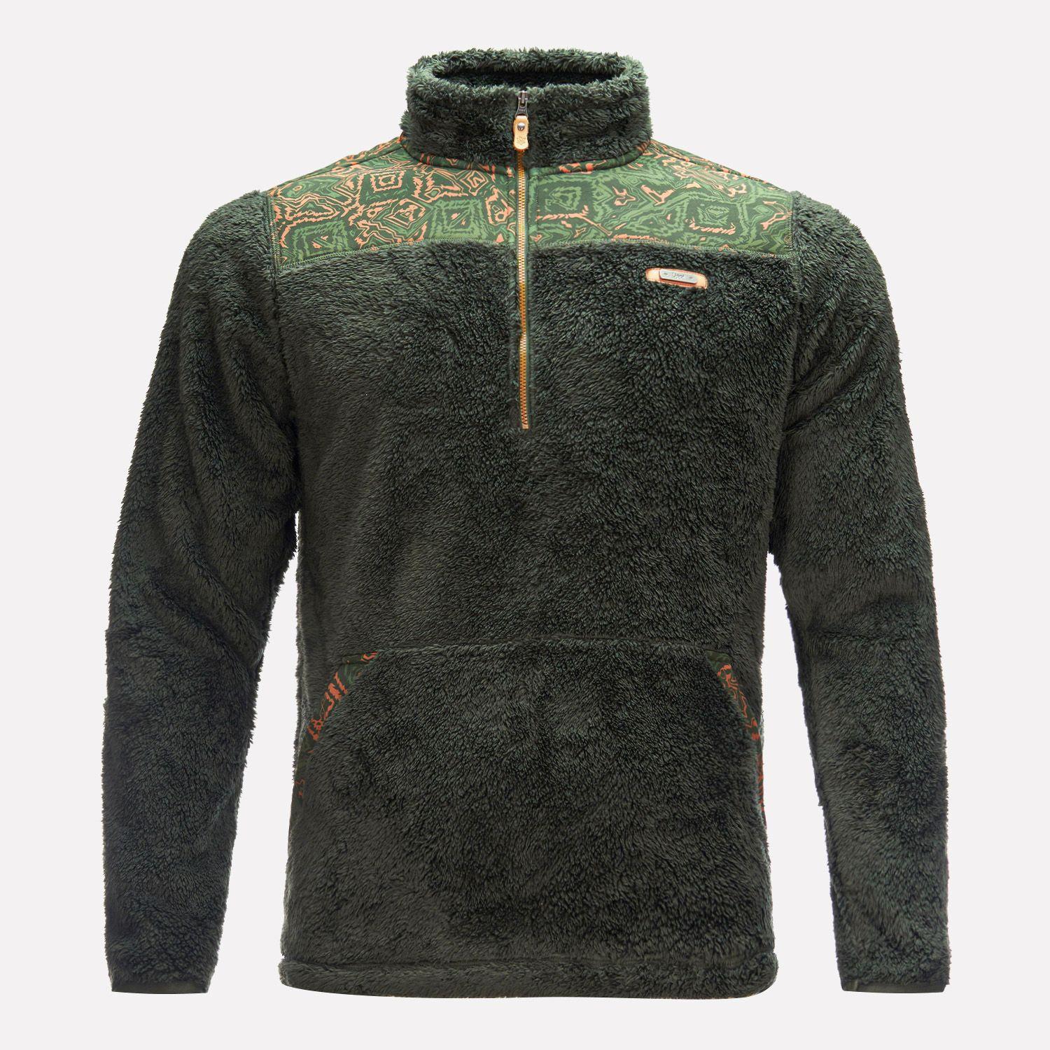 Poleron Hombre Baggy Sweatshirt Verde Oscuro Lippi I22-0