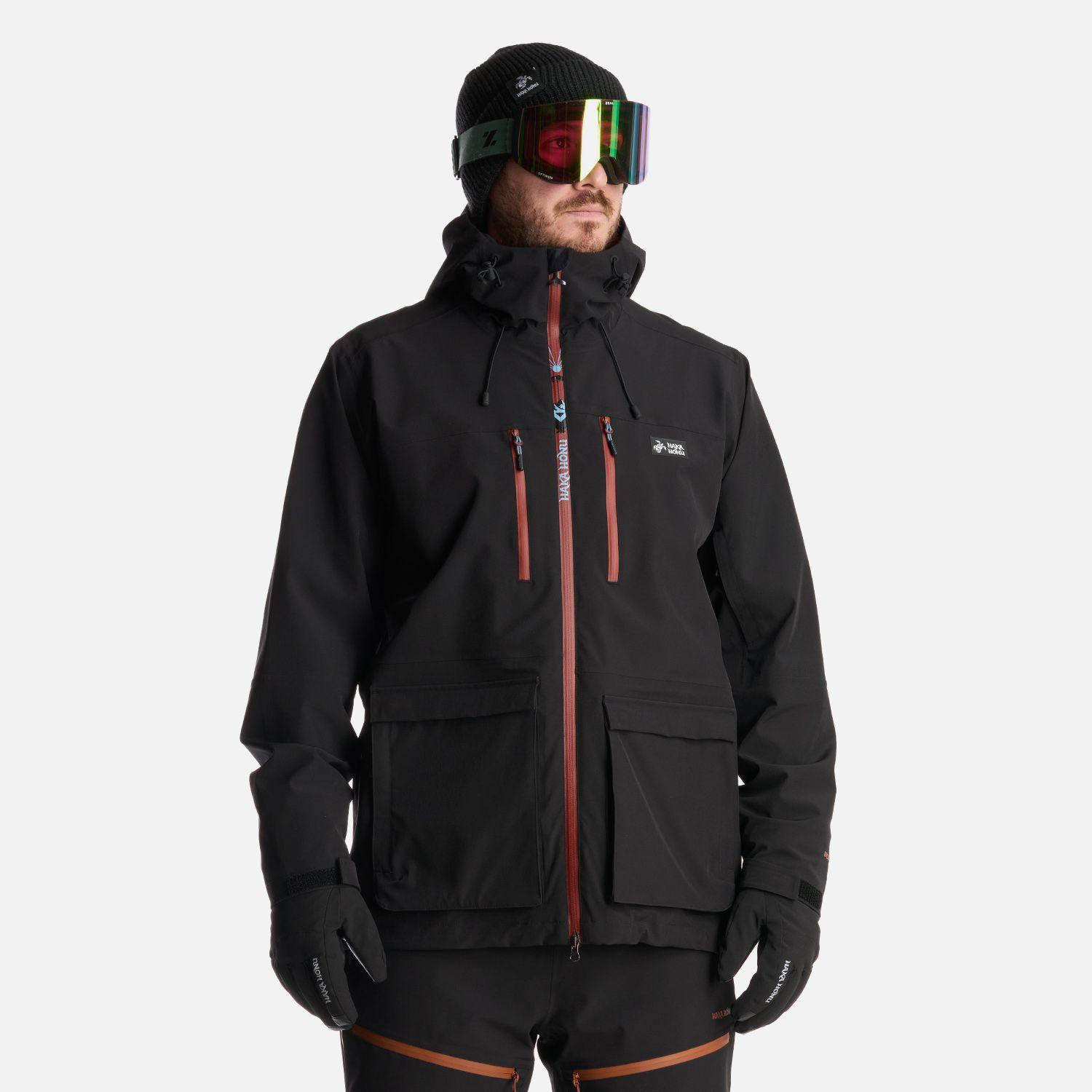 Chaqueta Hombre Viento Blanco Negro Haka Honu-1