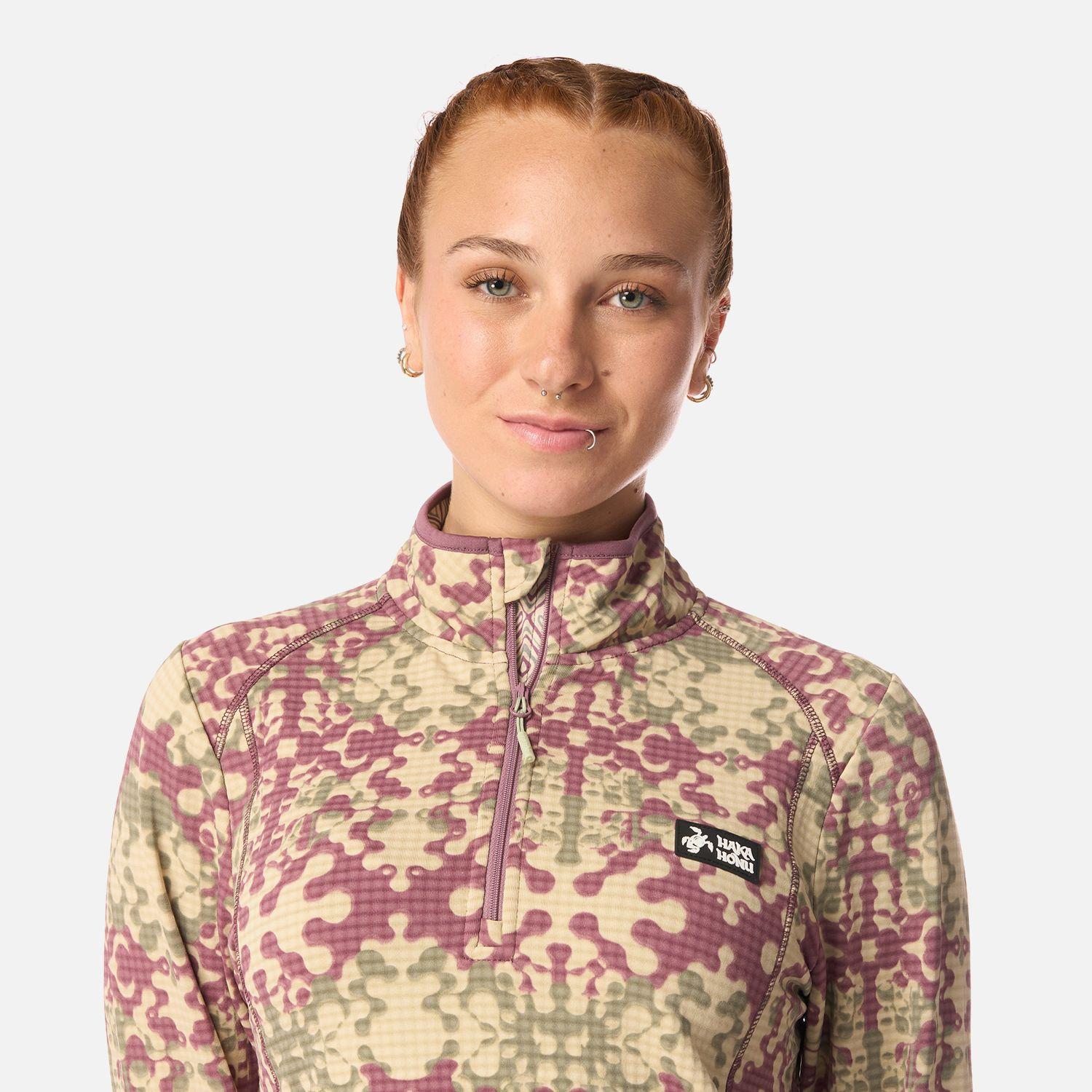 Polerón Mujer Taina Print Lila Haka Honu I26-3