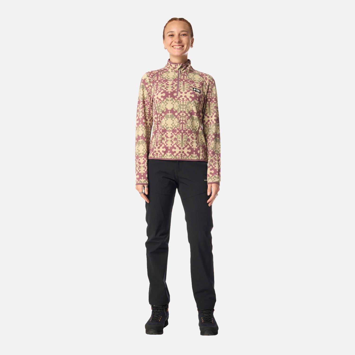 Polerón Mujer Taina Print Lila Haka Honu I26-4