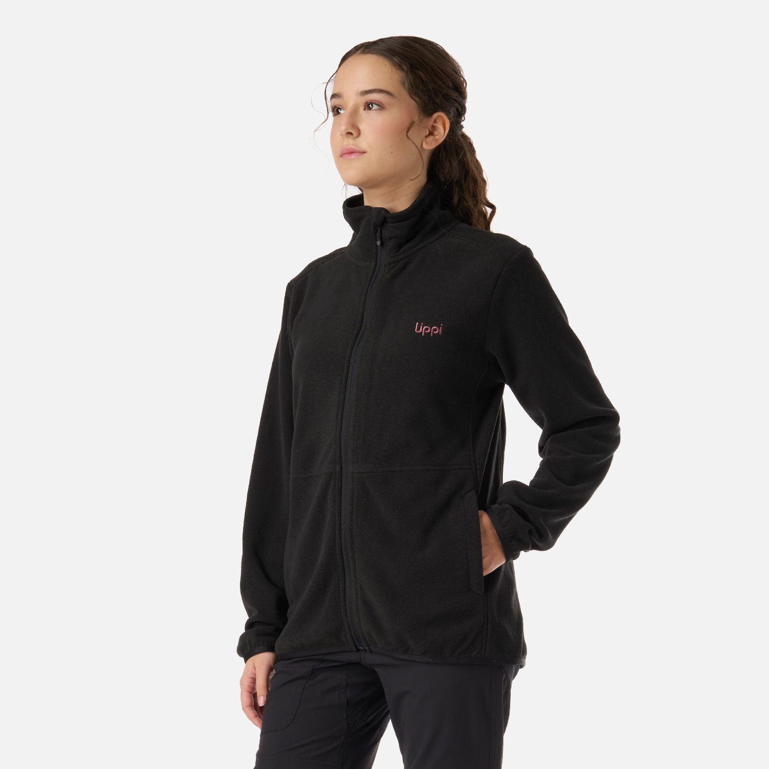 Polar Teen Girl Stripes Nano-F Full Zip Negro Lippi V26-1