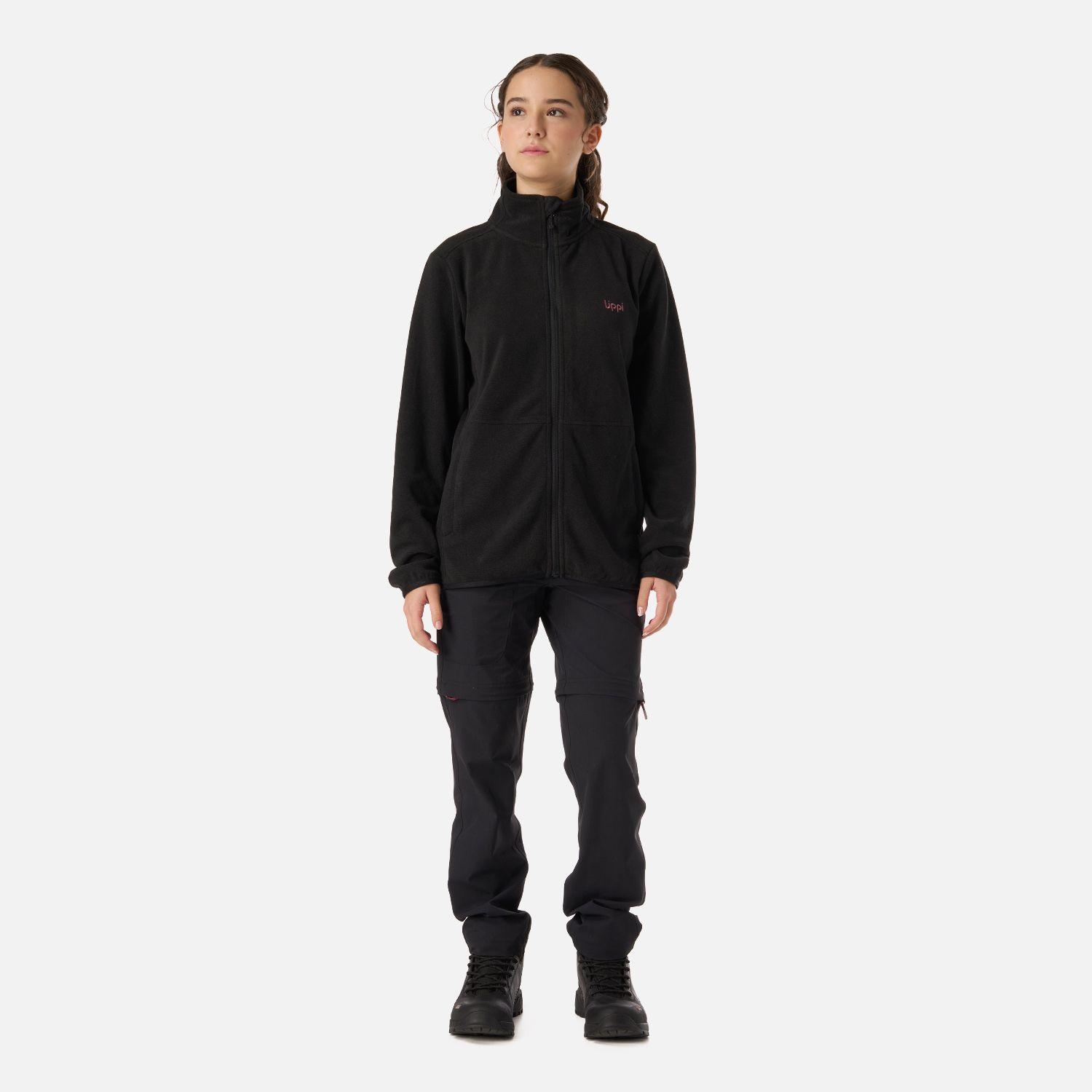 Polar Teen Girl Stripes Nano-F Full Zip Negro Lippi V26-5