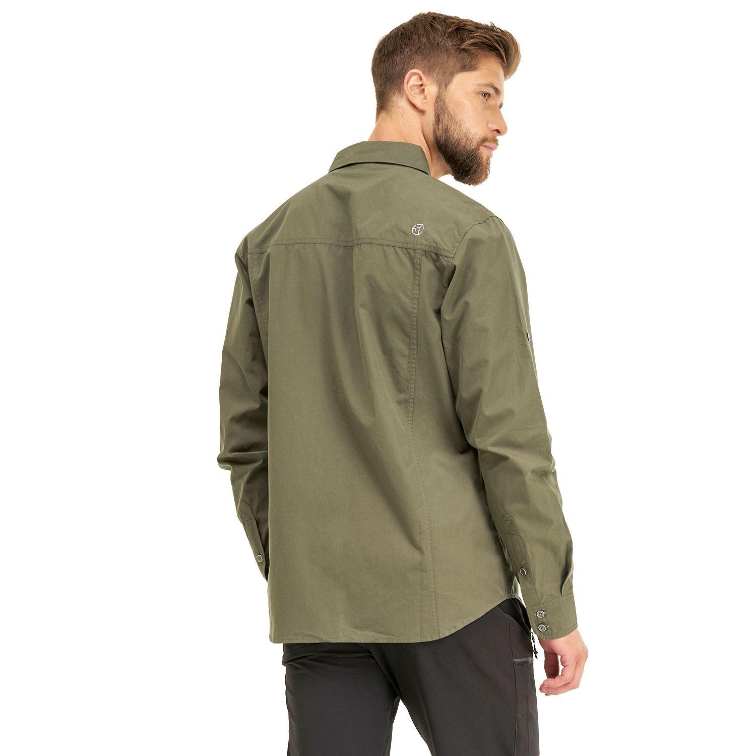 Camisa Hombre Alloy Long Sleeve Shirt Melange Verde Lippi I20-2