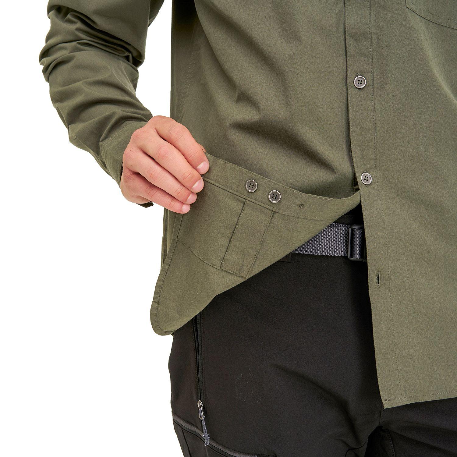 Camisa Hombre Alloy Long Sleeve Shirt Melange Verde Lippi I20-4