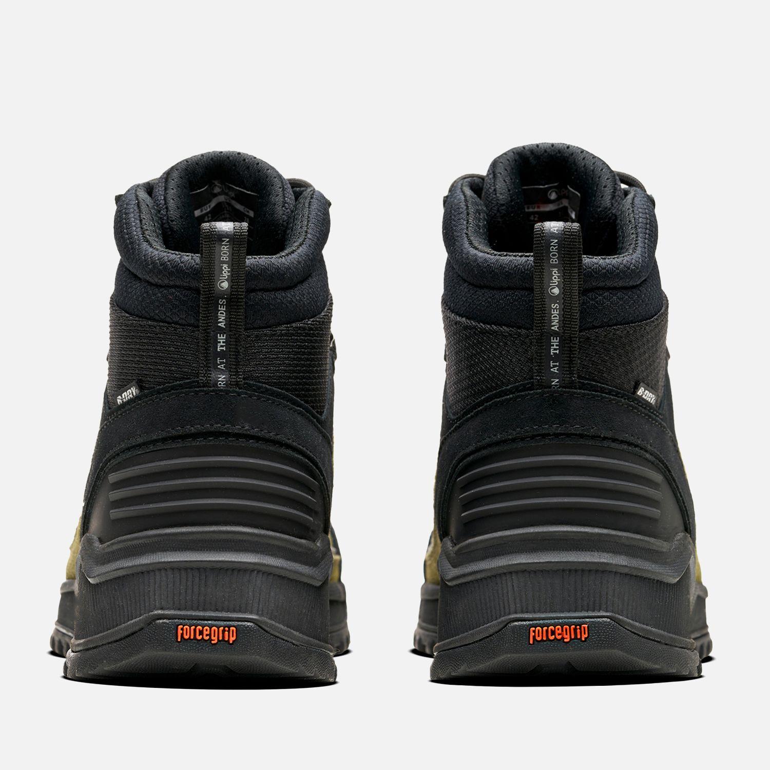 Botín Hombre Hill Hiker Verde Negra Lippi-4