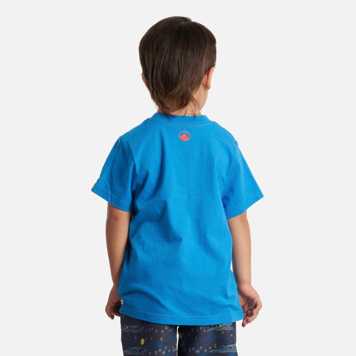 Polera Niño Adventure Ride T-Shirt Azulino Lippi-3