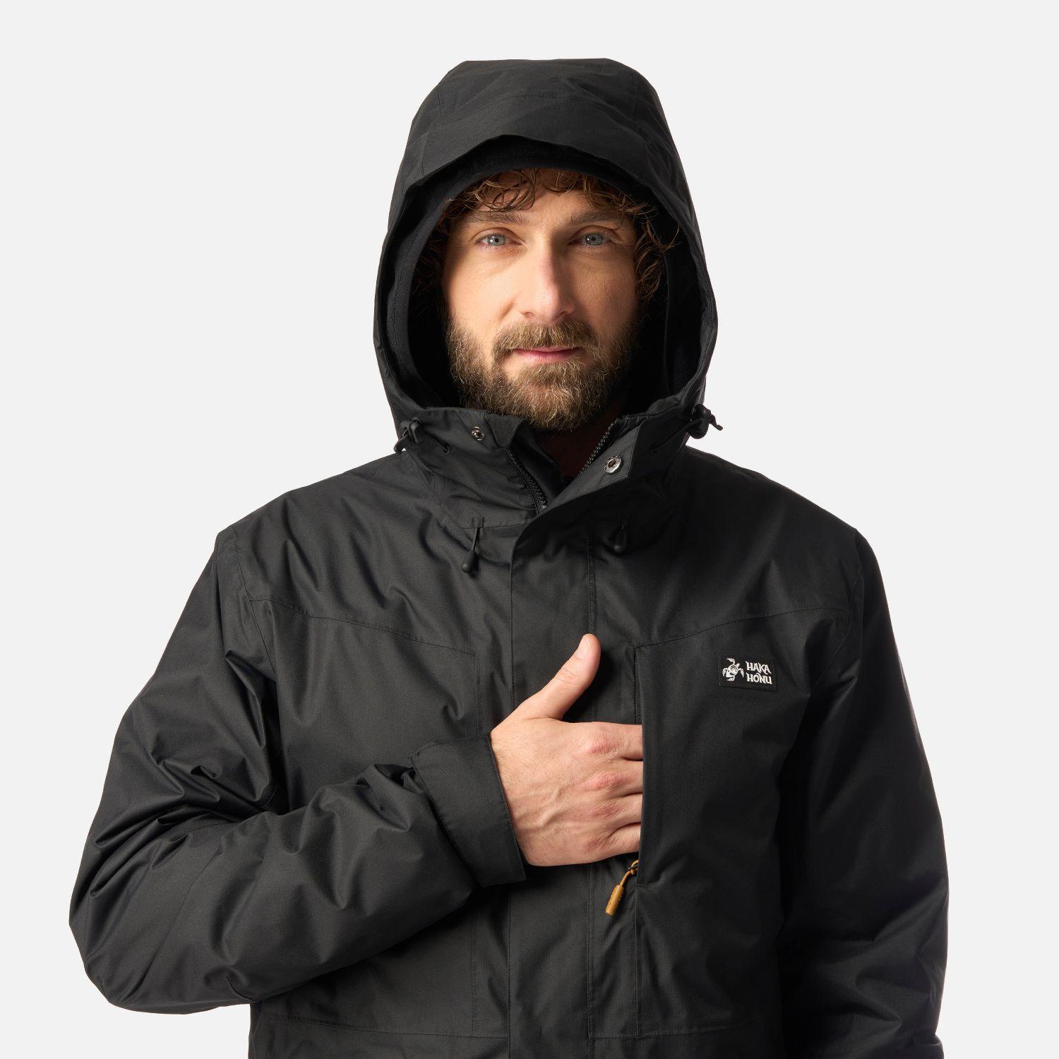 Chaqueta Hombre Corteza Negro Haka Honu I26-3