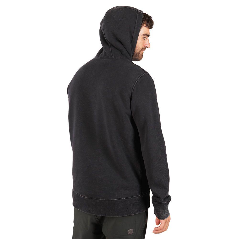 Poleron Hombre Refugia-T Negro Haka Honu I18-2