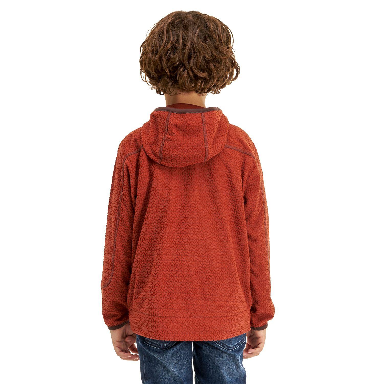 Poleron Niño Saltamontes Nano-F 1/4 Zip Hoody Terracota Lippi I20-3