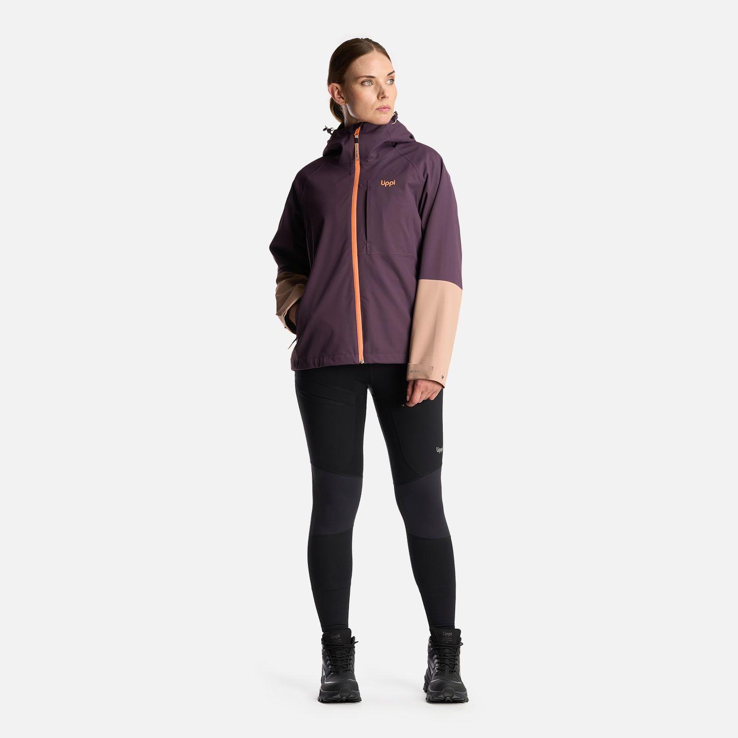 Chaqueta Mujer Massif B-Dry Hoody Jacket Morado Oscuro Lippi-8