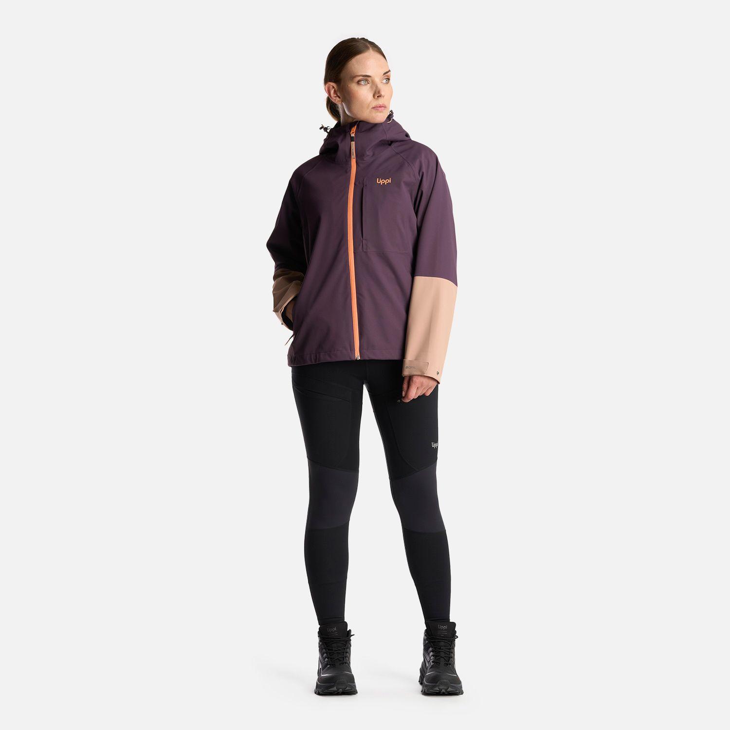 Chaqueta Mujer Massif B-Dry Hoody Jacket Morado Oscuro Lippi-8