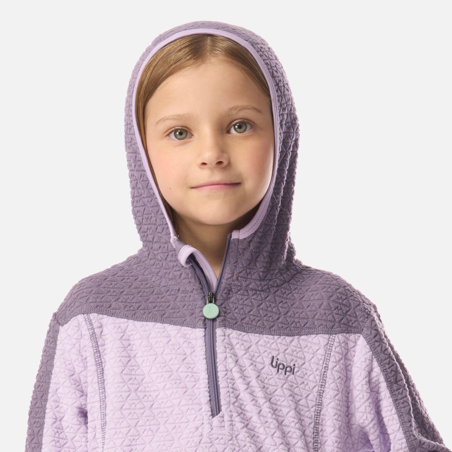 Polerón Niña Saltamontes Nano-F 1/4 Zip Hoody Lila Lippi I26-2