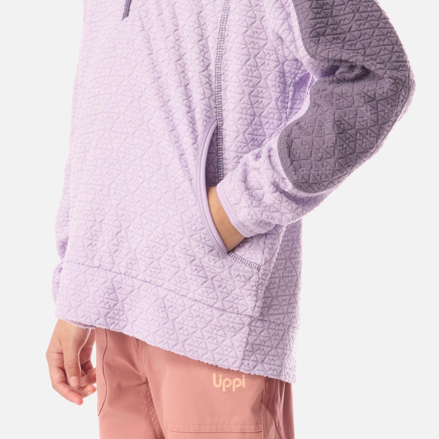 Polerón Niña Saltamontes Nano-F 1/4 Zip Hoody Lila Lippi I26-3