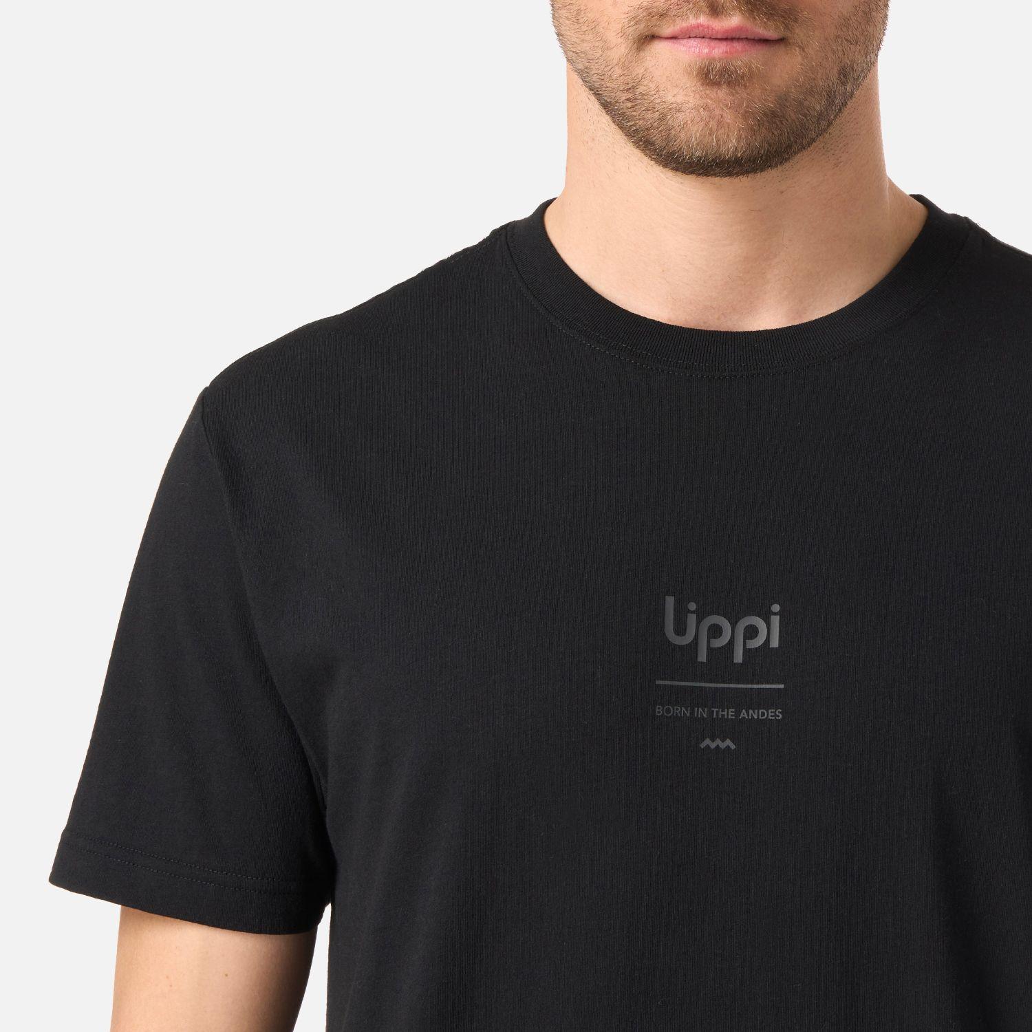 Polera Hombre Adventure Page T-Shirt Negro Lippi V26-3