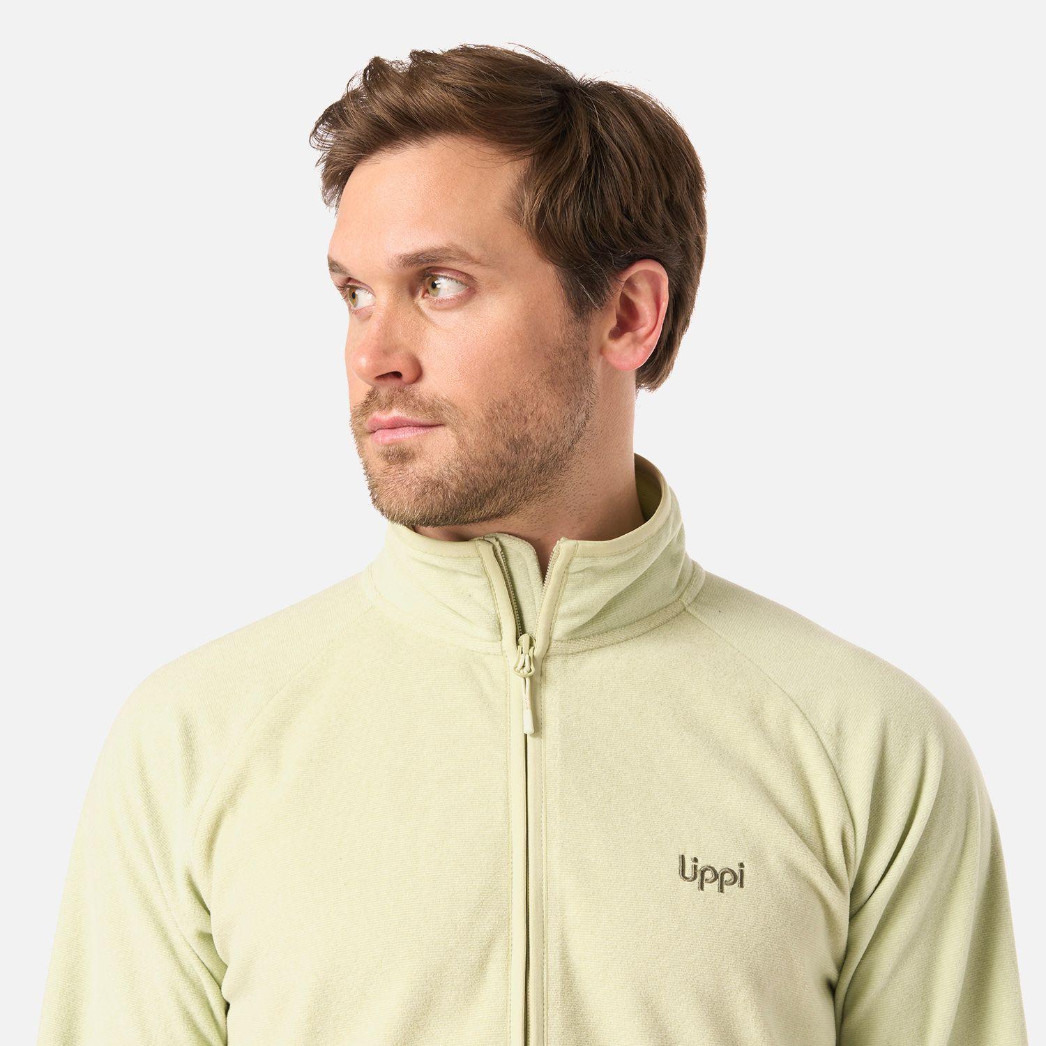 Polar Hombre Fireplace 1/4 Zip Sweatshirt Verde Claro Lippi V26-3
