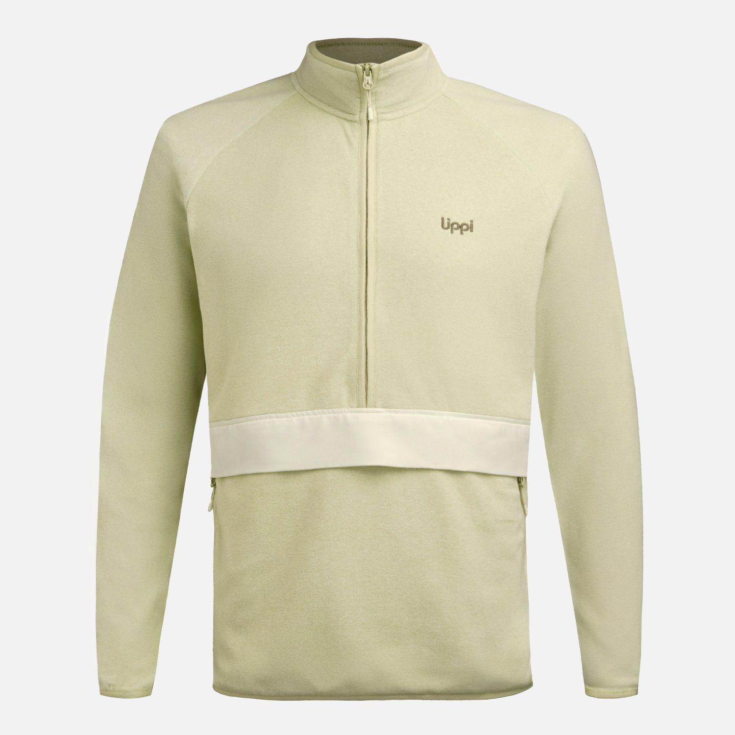 Polar Hombre Fireplace 1/4 Zip Sweatshirt Verde Claro Lippi V26-6