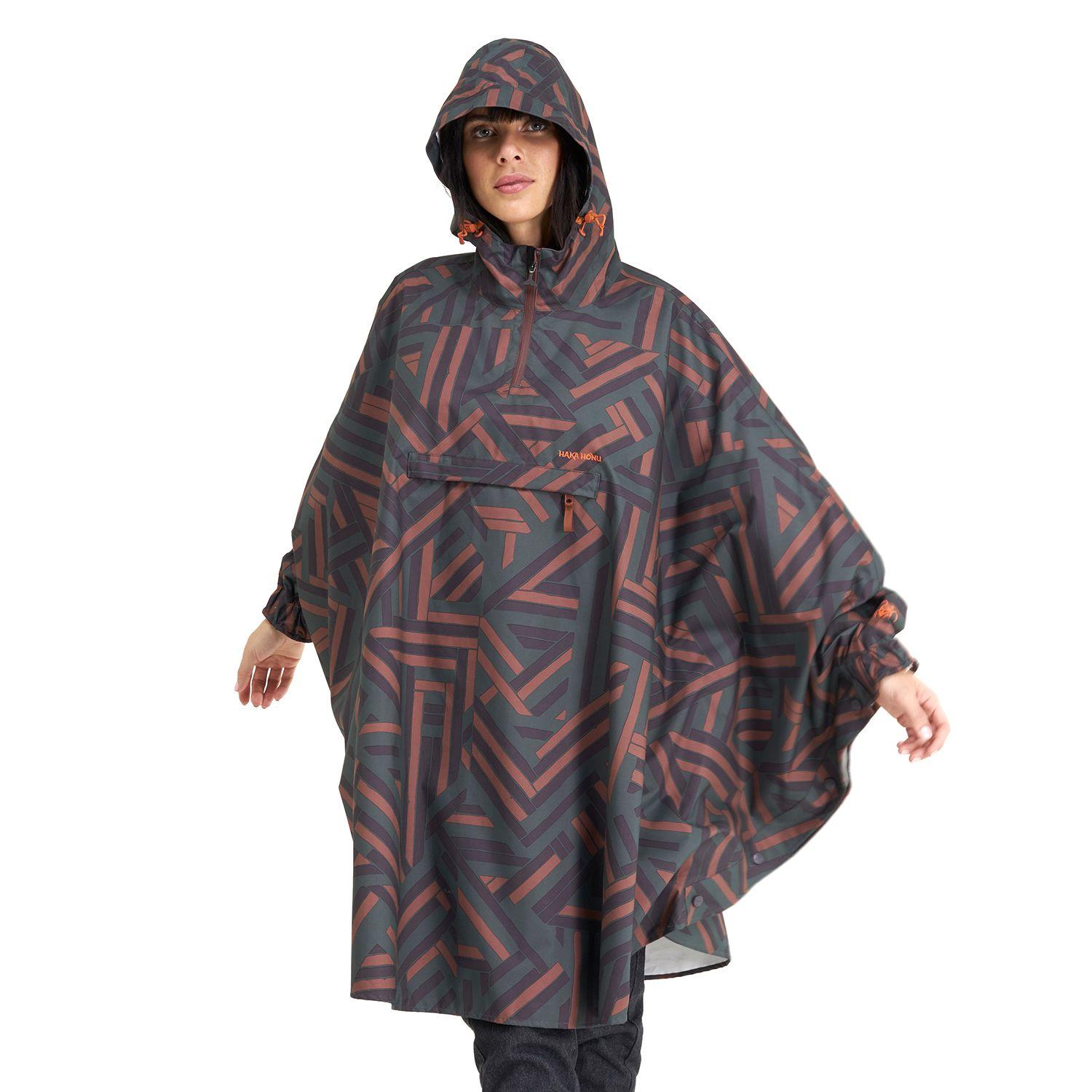 Poncho Unisex Capuchina Cafe Haka Honu-1