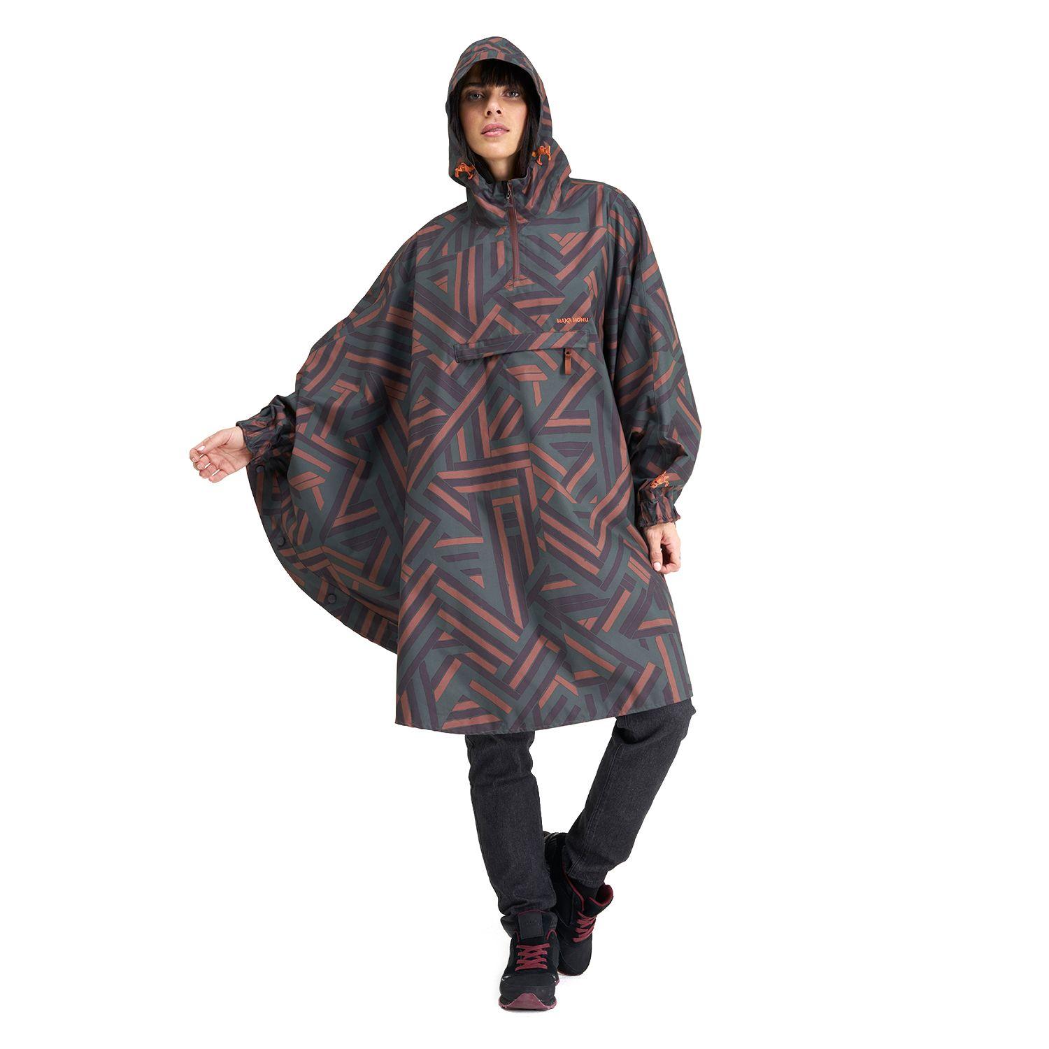 Poncho Unisex Capuchina Cafe Haka Honu-6
