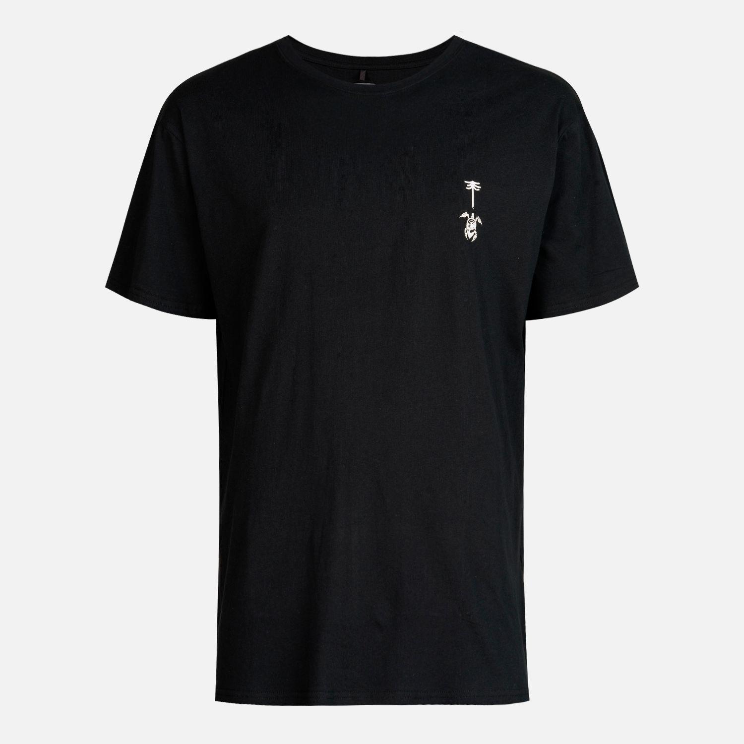 Polera Hombre Amanecer Negro Haka Honu-0