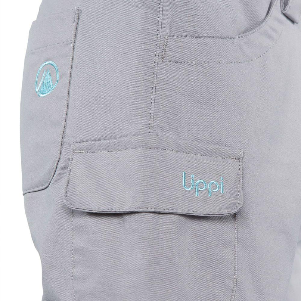 Pantalon Niña Cotton Canvas Mix-2 Pants Gris Medio Lippi-3