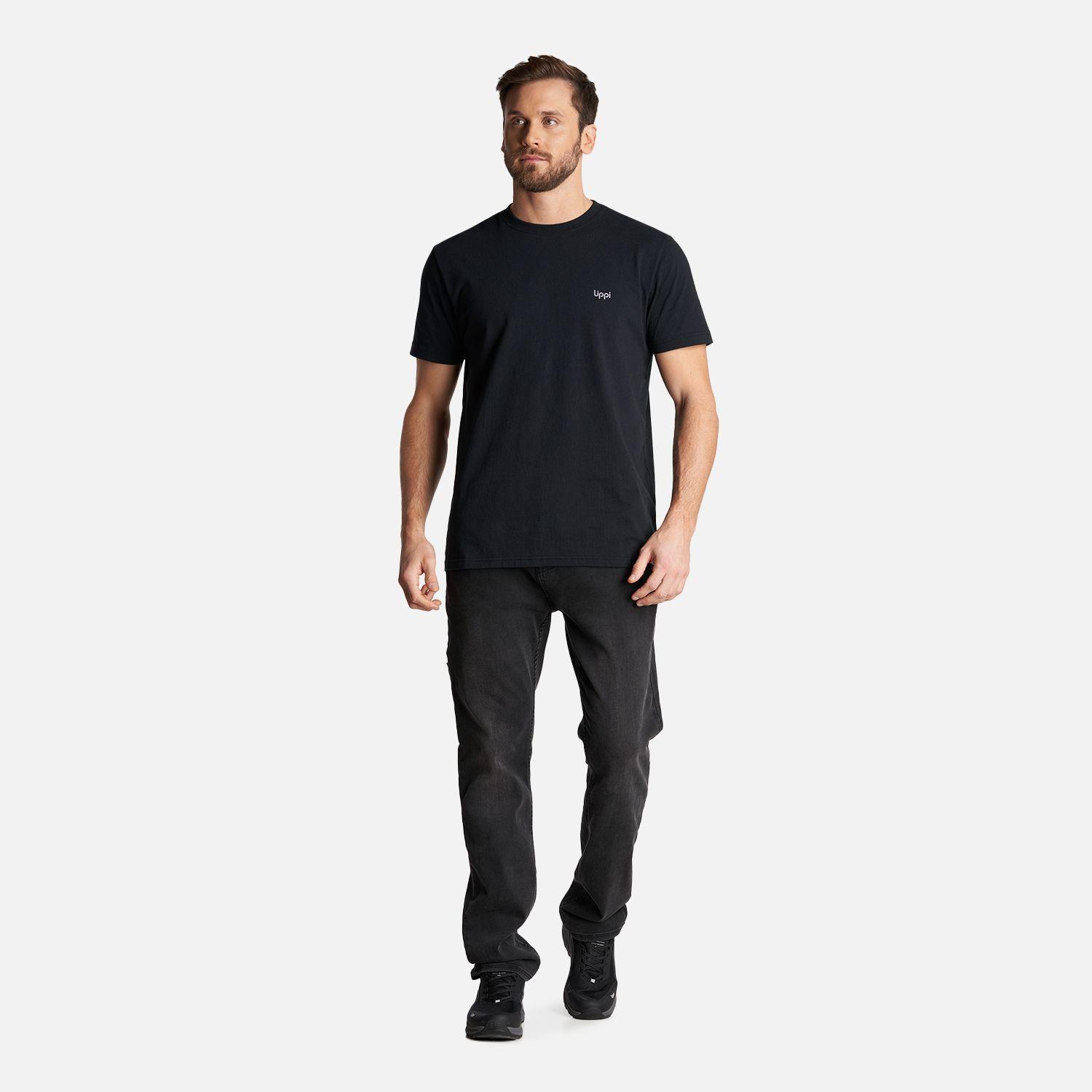 Polera Hombre Logo Lippi Back Print T-Shirt Negro Lippi-5