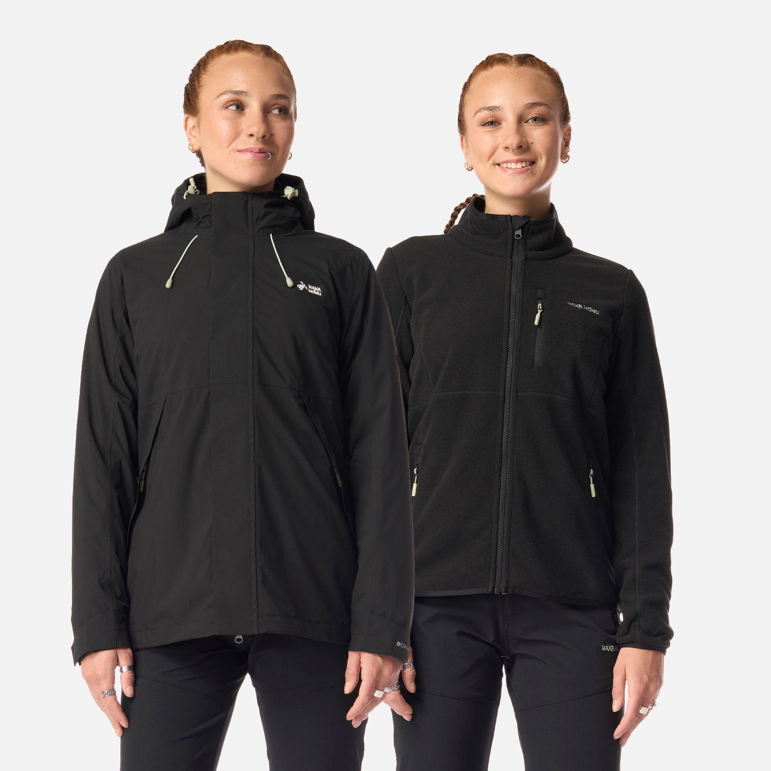 Chaqueta Mujer Escarcha Negro Haka Honu I26-0