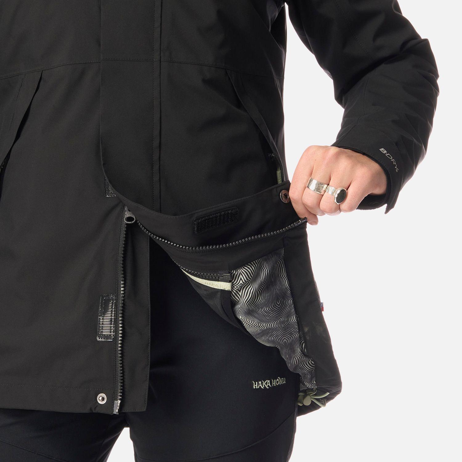 Chaqueta Mujer Escarcha Negro Haka Honu I26-4