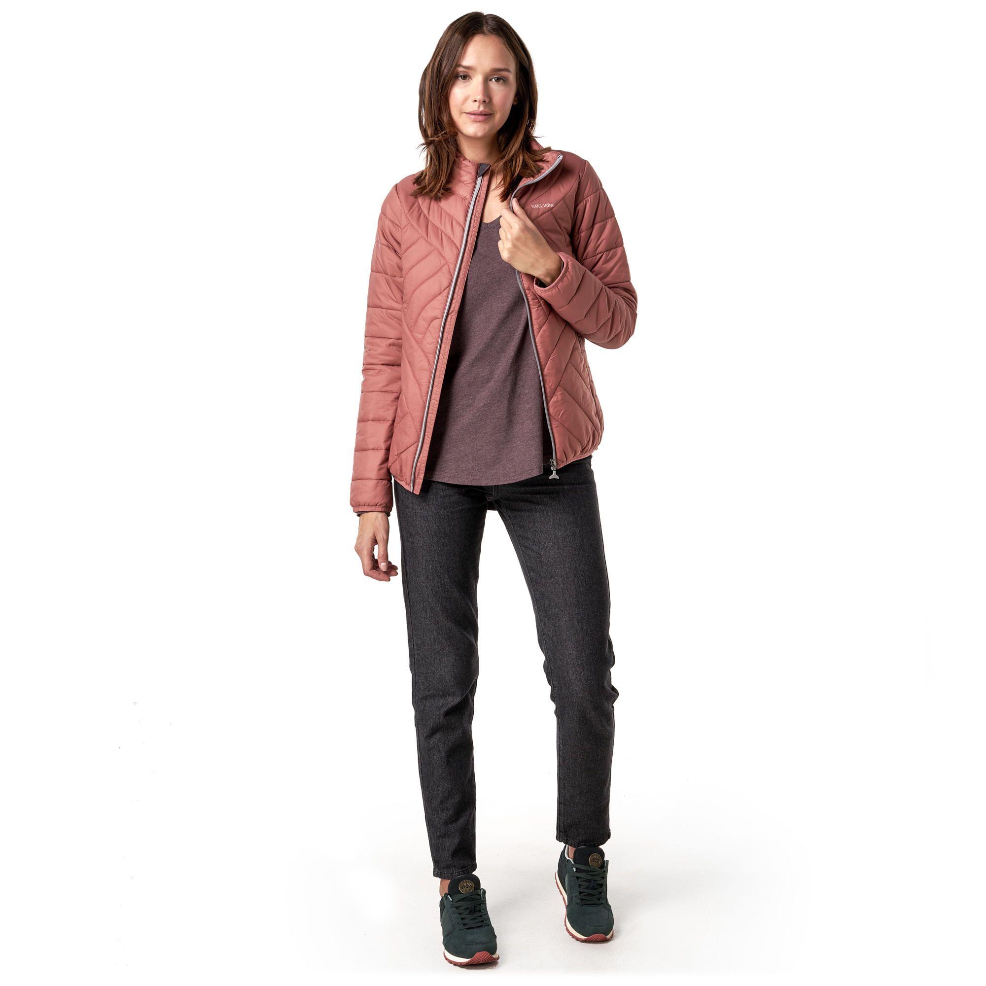 Chaqueta Mujer Ultra-Liviana Palo Rosa Haka Honu-2