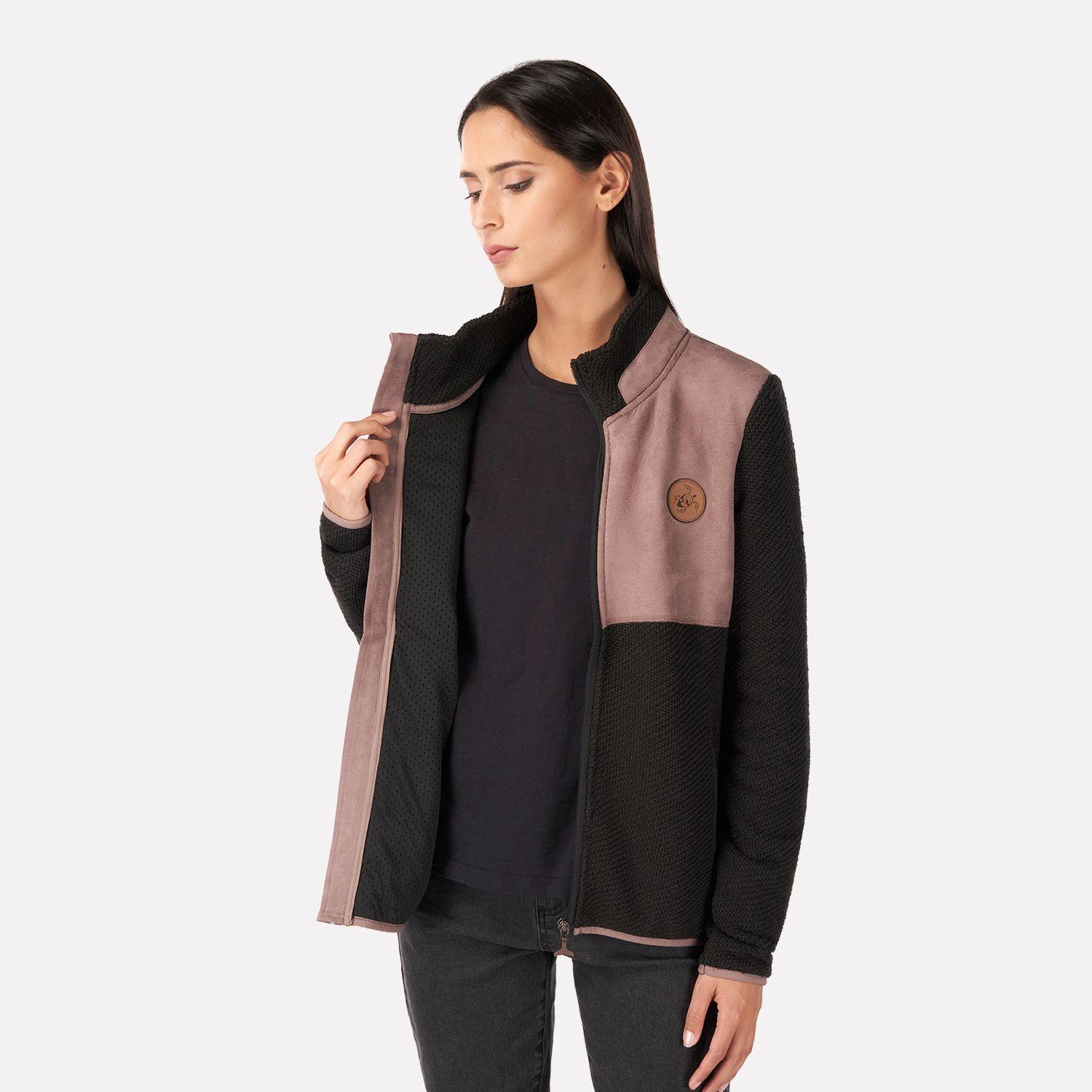 Poleron Mujer Tio Emiliodon Negro Haka Honu V22-4