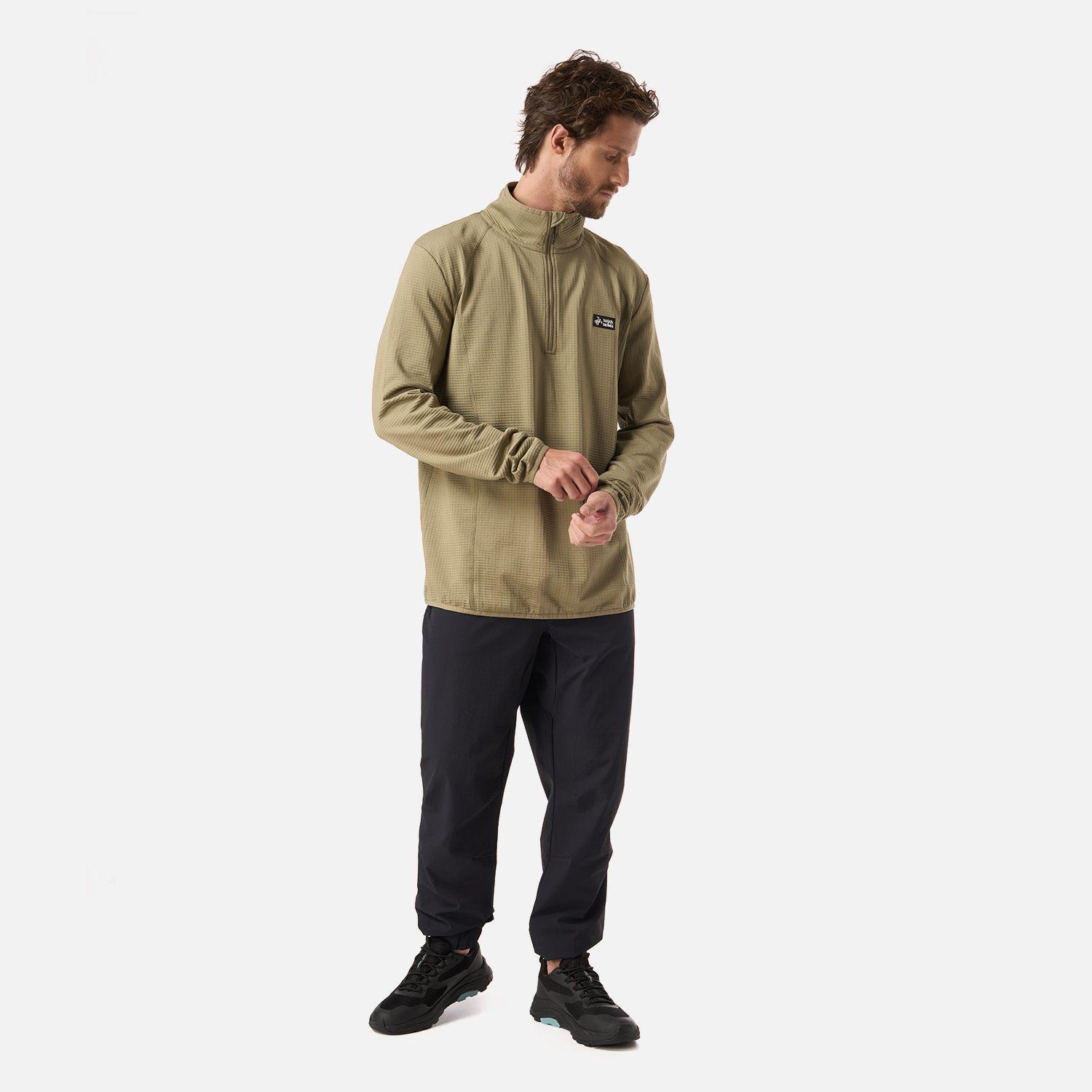 Polerón Hombre Taina Verde Oliva Haka Honu V26-4